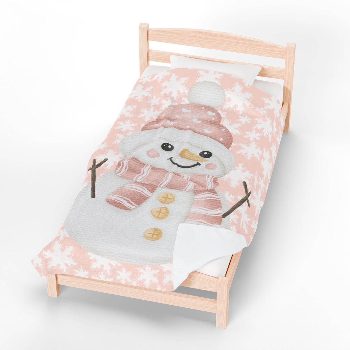 Cozy Snowman Blanket, Winter Decor, Holiday Gift, Plush Throw for Home, Snuggle Up for Christmas, Soft Plush Blanket