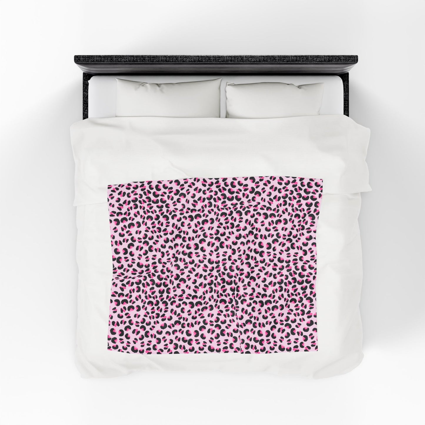 Pink Leopard Print Plush Blanket | Cozy Throw for Home, Perfect Gift for Kids, Living Room Decor