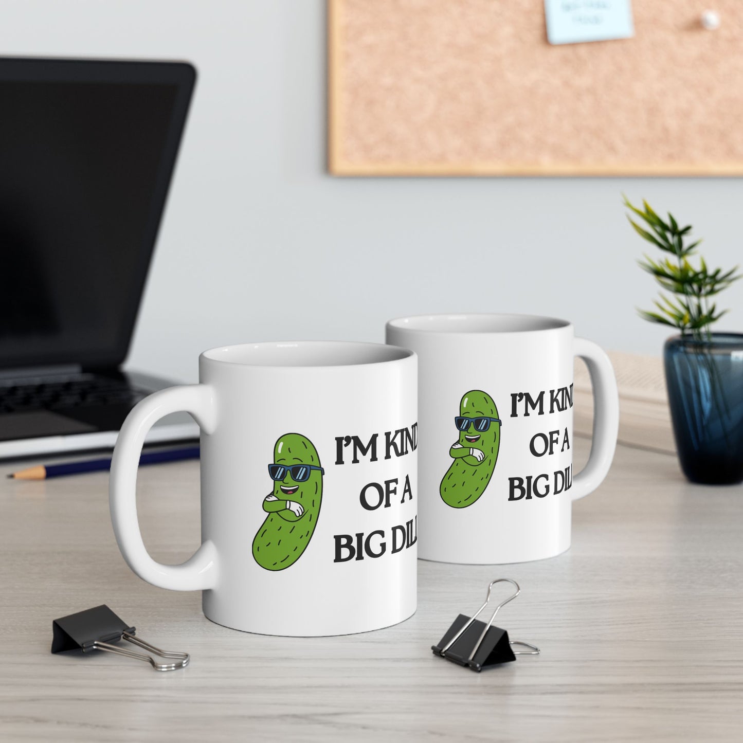 Funny Pickle Mug, Quirky Ceramic Cup, Gift for Friends, Coffee Lover's Humor, Kitchen Decor, Unique Present for Any Occasion