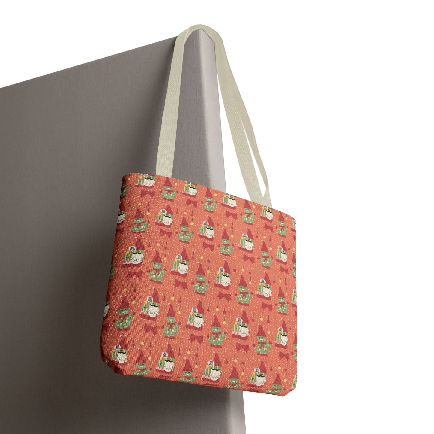 Christmas Cactus Gnome Gift Tote Bag β Cute Holiday Carry-All πβ¨