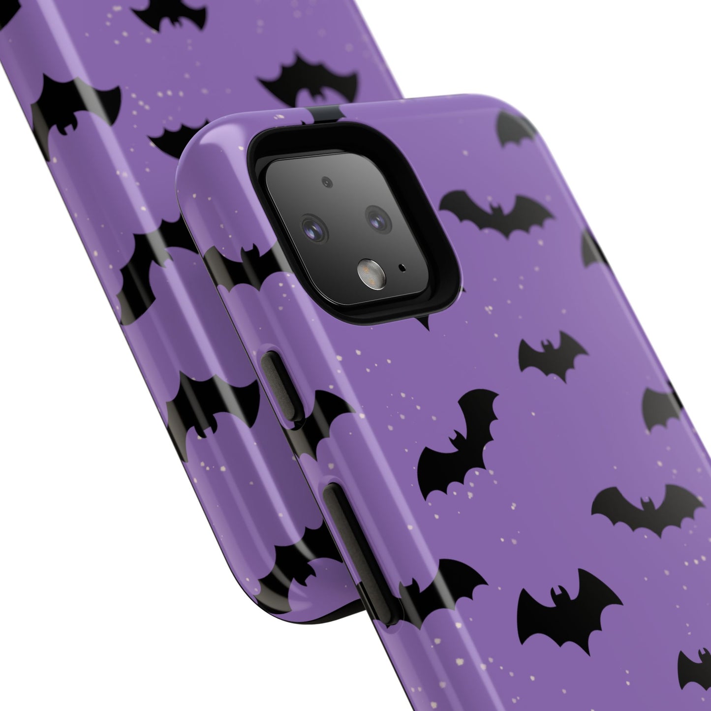 Halloween Bat Phone Case, Cute Purple Bat Phone Cover, Tough Cell Phone Case, Gothic Design, Spooky Gift, Fall Decor