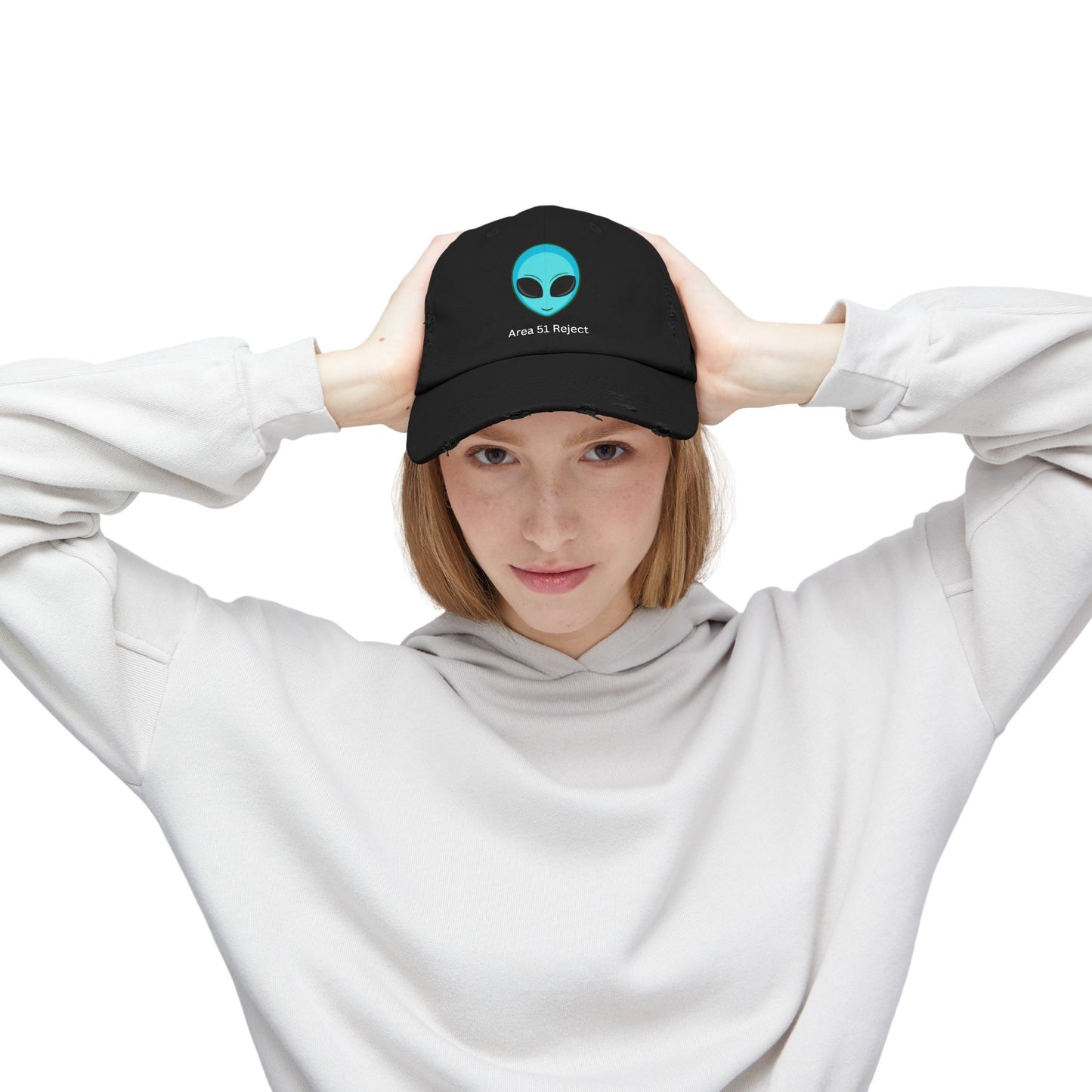 Area 51 Reject Alien Hat, Cool Cap for UFO Enthusiasts, Perfect for Casual Wear, Gift for Birthdays, Festivals, and Sci-Fi Fans