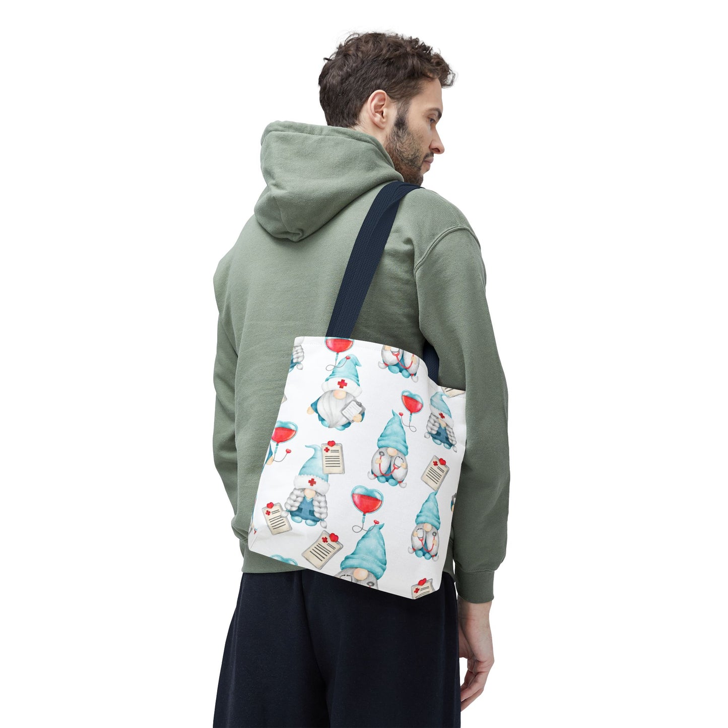Medical Gnome Tote Bag – Cute Nurse Gift, Doctor Appreciation, Hospital Worker Tote, Healthcare Accessory