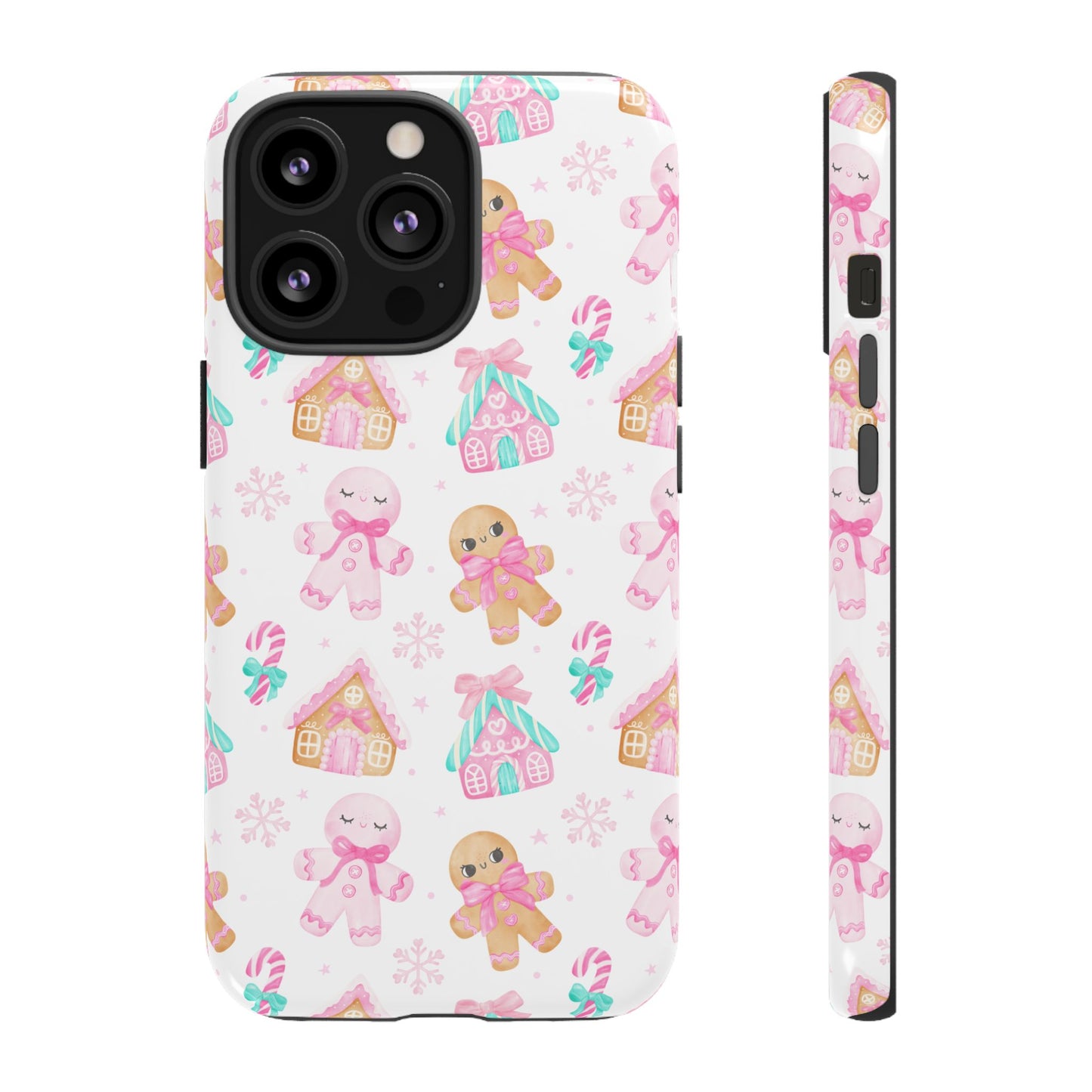 Gingerbread House & Candy Cane Phone Case – Cute Holiday Cover for iPhone, Samsung & Pixel