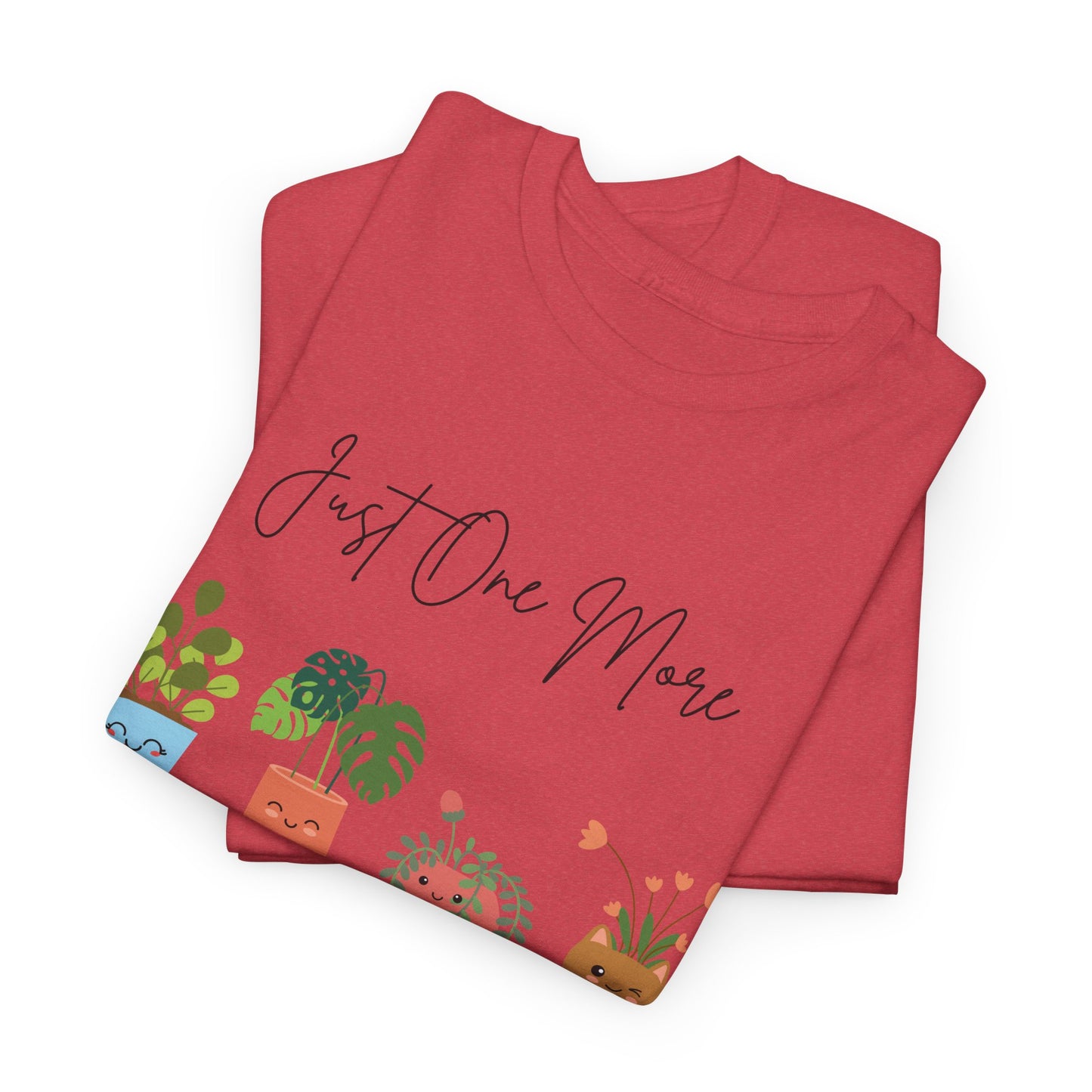 Plant Lover T-Shirt, Just One More Plant Tee, Cute Gardening Gift, Eco-Friendly Apparel, Unisex Cotton Tee, Plant Mom Merch