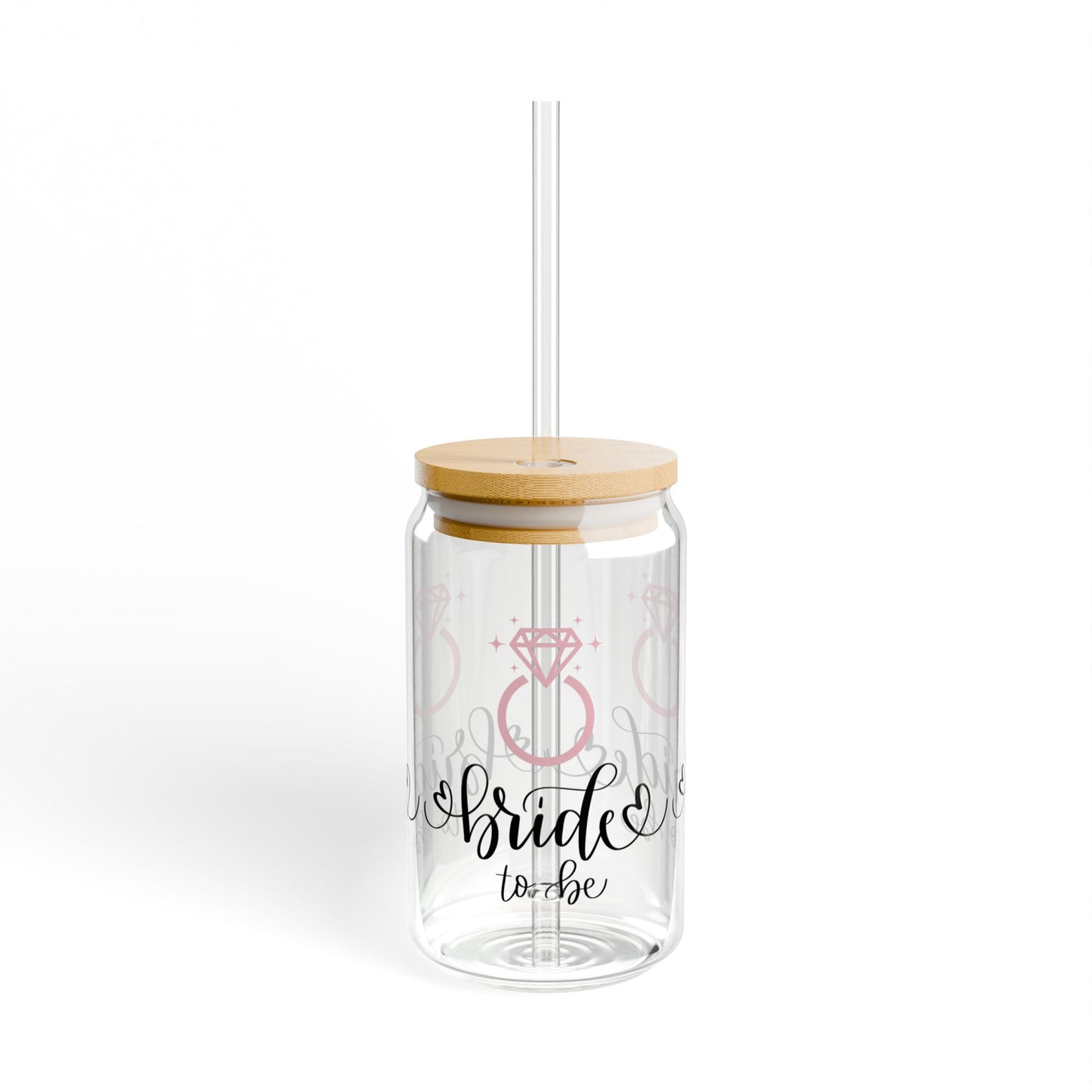Bride To Be Glass, 16oz Sipper Cup, Bridal Shower Gift, Engagement Party Cup, Bachelorette Drinkware