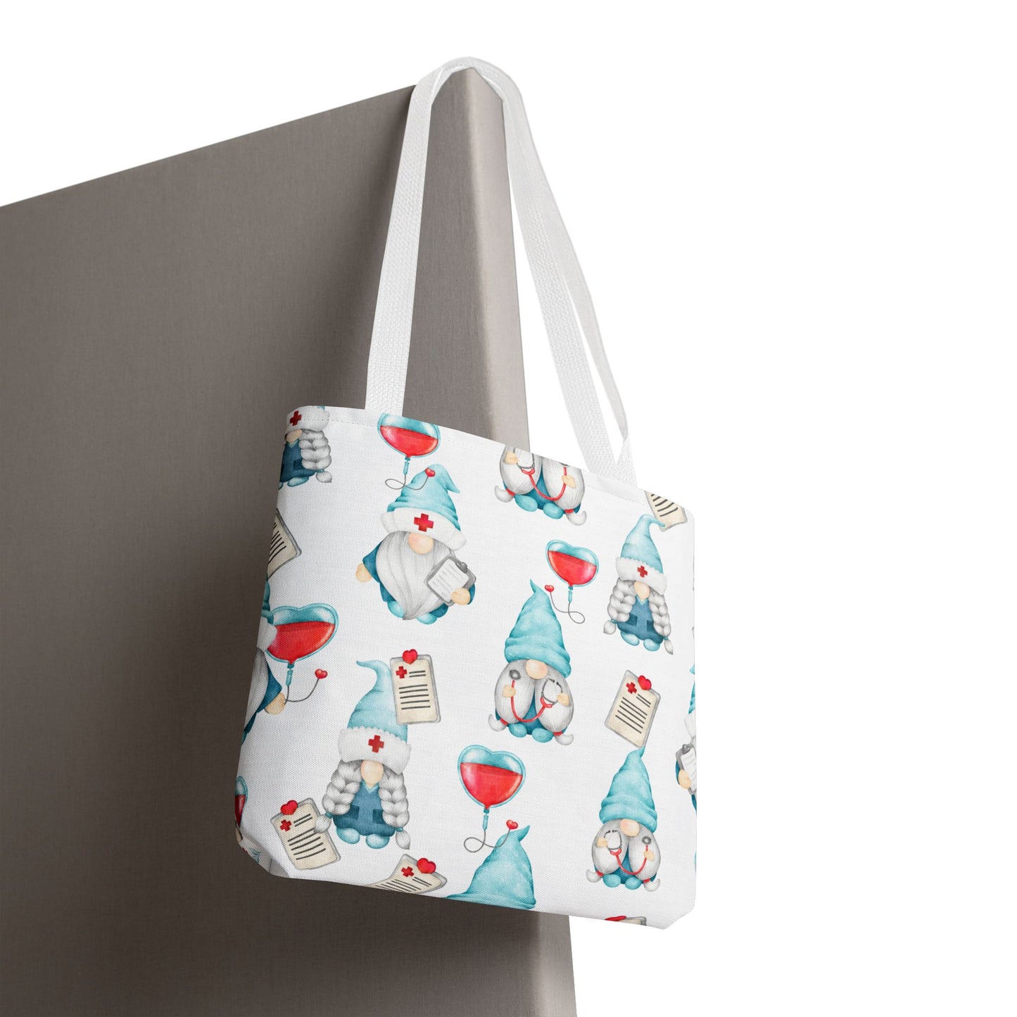 Medical Gnome Tote Bag – Cute Nurse Gift, Doctor Appreciation, Hospital Worker Tote, Healthcare Accessory