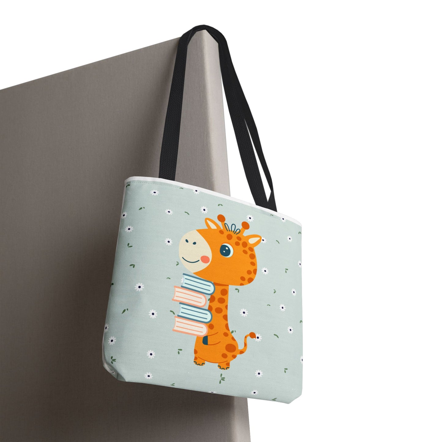 Cute Giraffe Book Lover Tote Bag – Kids & Adults Gift
