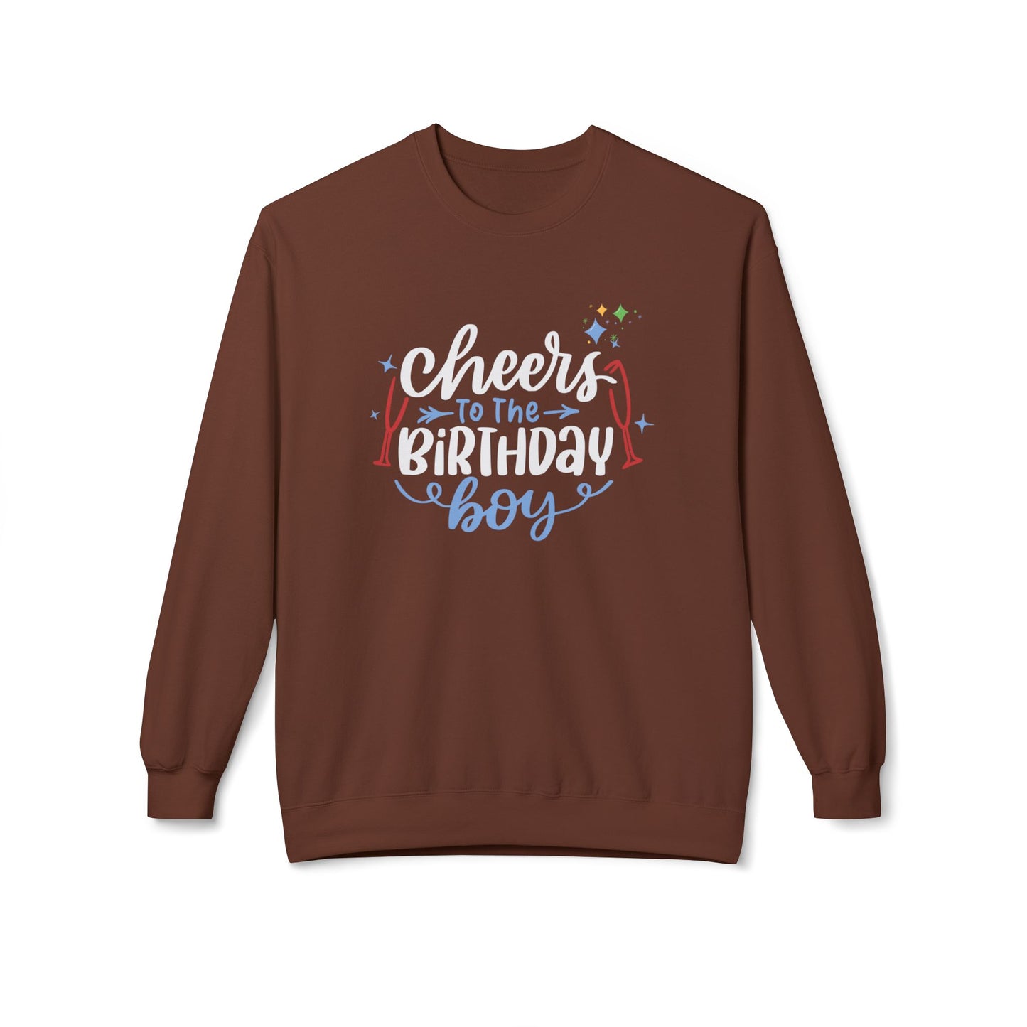 Cheers to the Birthday Boy Sweatshirt Men's Birthday Crewneck, Funny Birthday Gift for Him, Party Pullover, Celebration Outfit