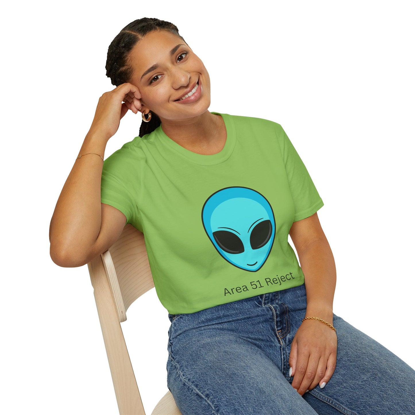 Area 51 Reject – Funny Alien Graphic Unisex T-Shirt