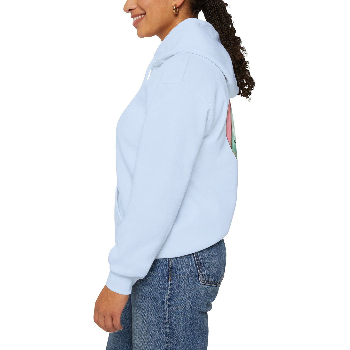 Salty Soul Shell Heart Hoodie, Beach Lover Coastal Sweatshirt for Ocean Vibes, Summer Vibes Gift