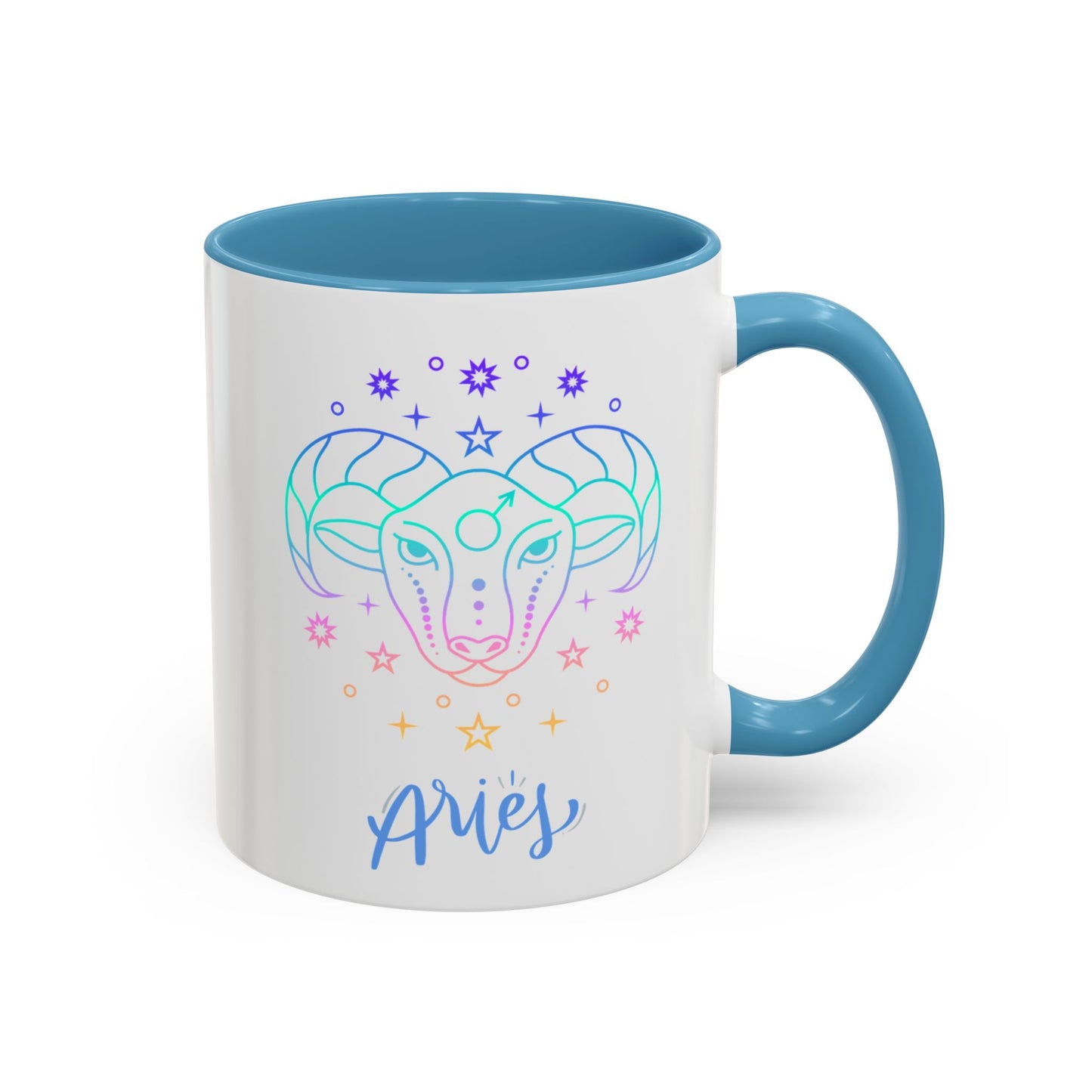 Aries Accent Coffee Mug - Astrology Gift, Zodiac Decor, Horoscope Lover, Perfect for Birthdays or Everyday Use