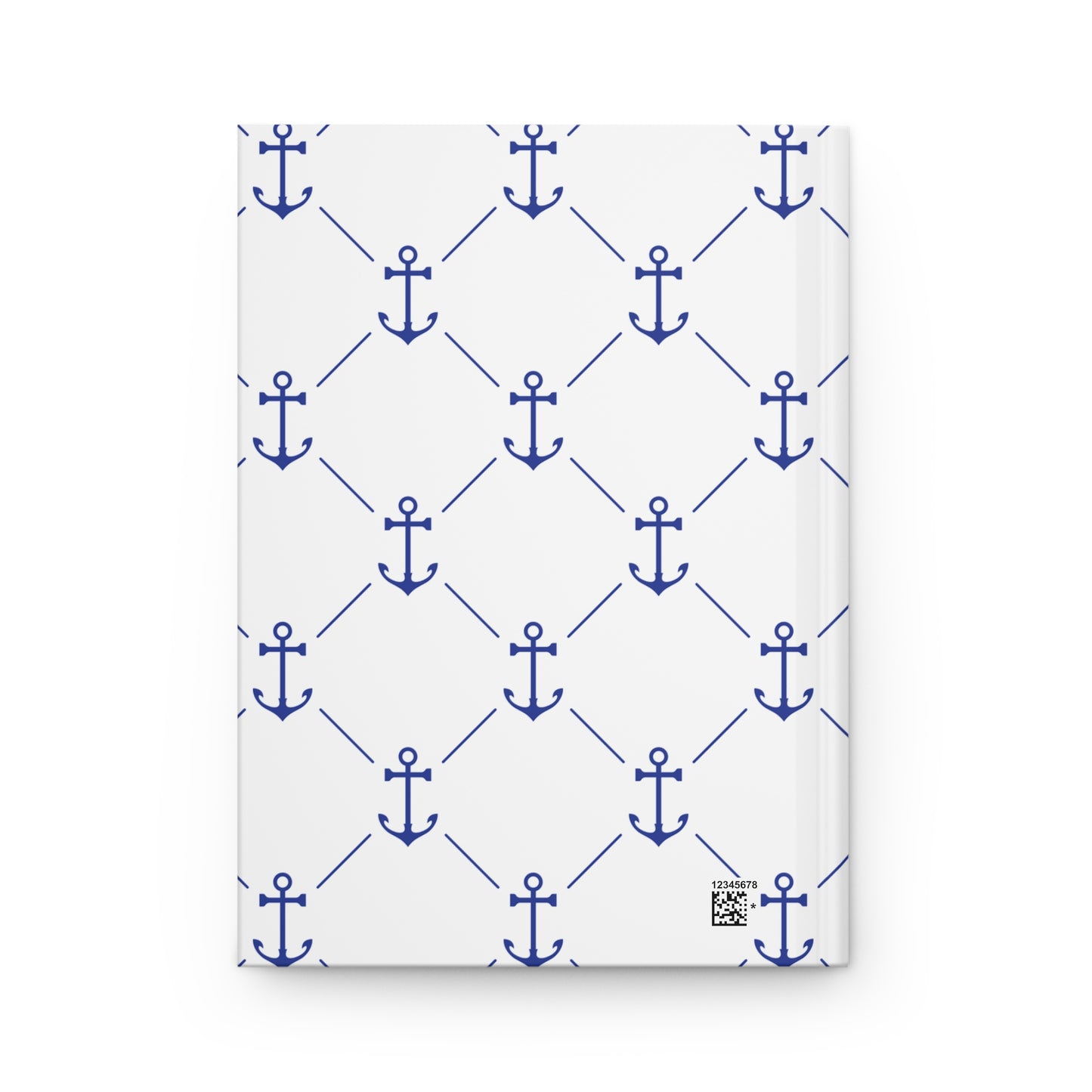 Nautical Hardcover Journal for Beach Lovers, Sea Anchor Notebook, Gift for Sailors, Travel Journal, Ocean Inspired Diary