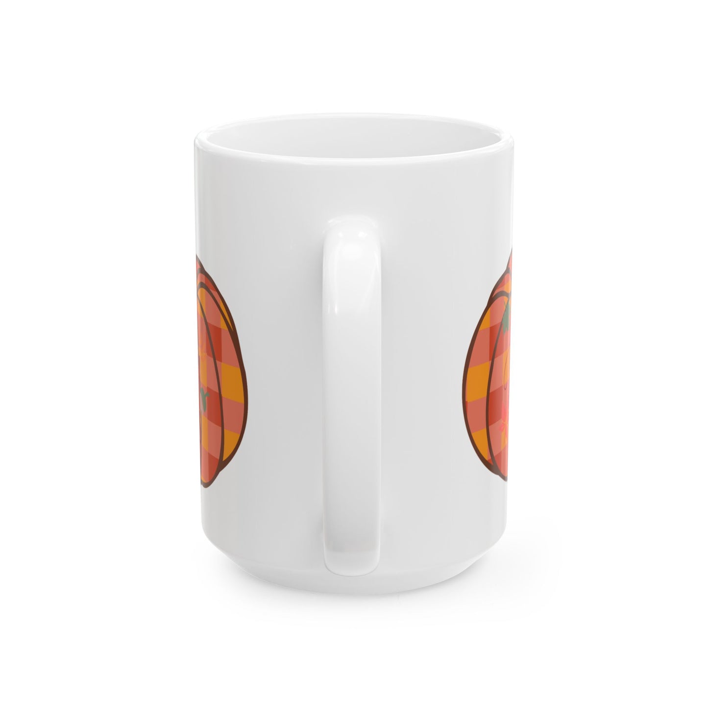 Autumn Pumpkin Ceramic Mug, Cozy Fall Drinkware, Perfect for Thanksgiving, Unique Gift for Pumpkin Lovers, Seasonal Kitchen Decor