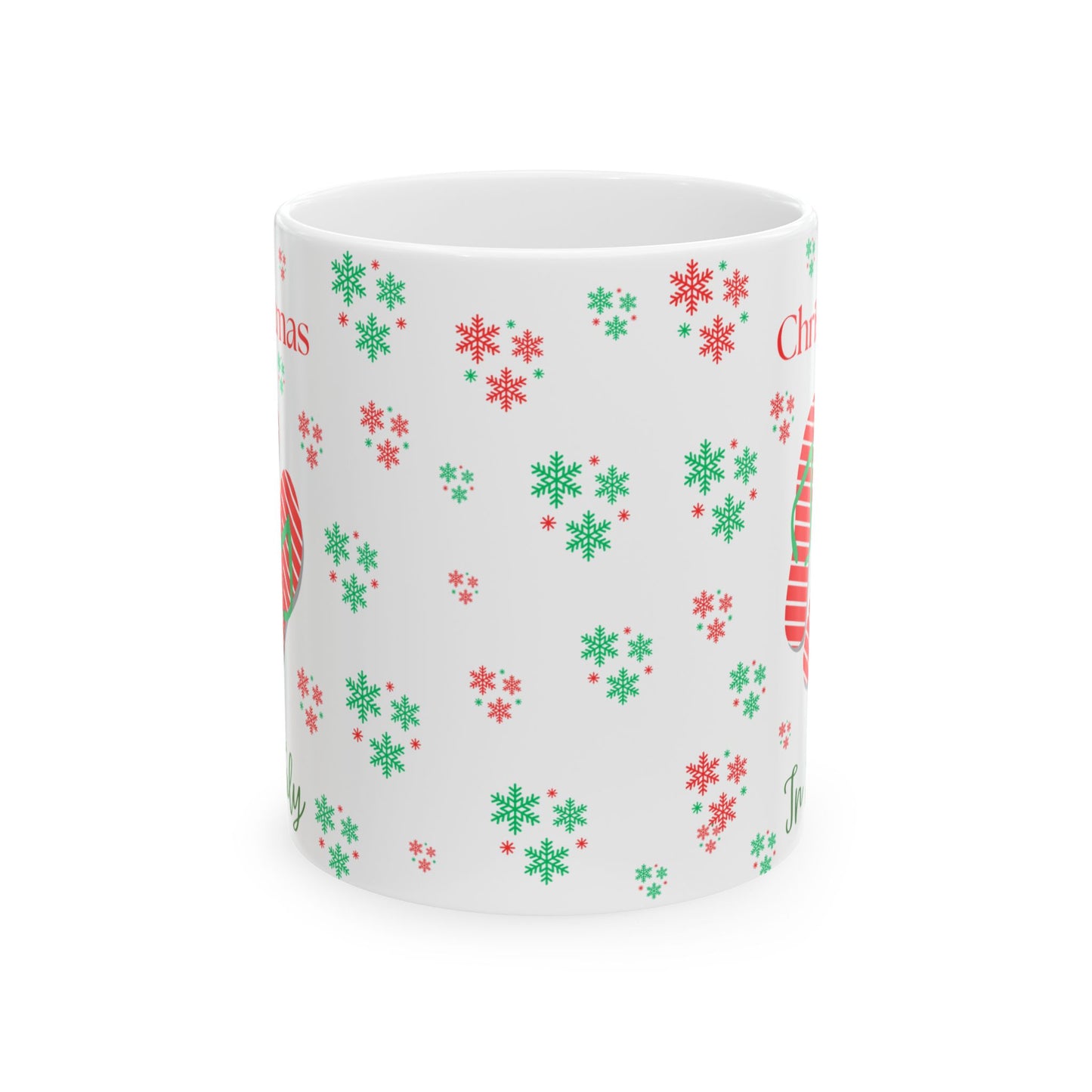 Christmas In July Holiday Ceramic Mug | Christmas Coffee Cup, Gift for Her, Christmas Flip Flops