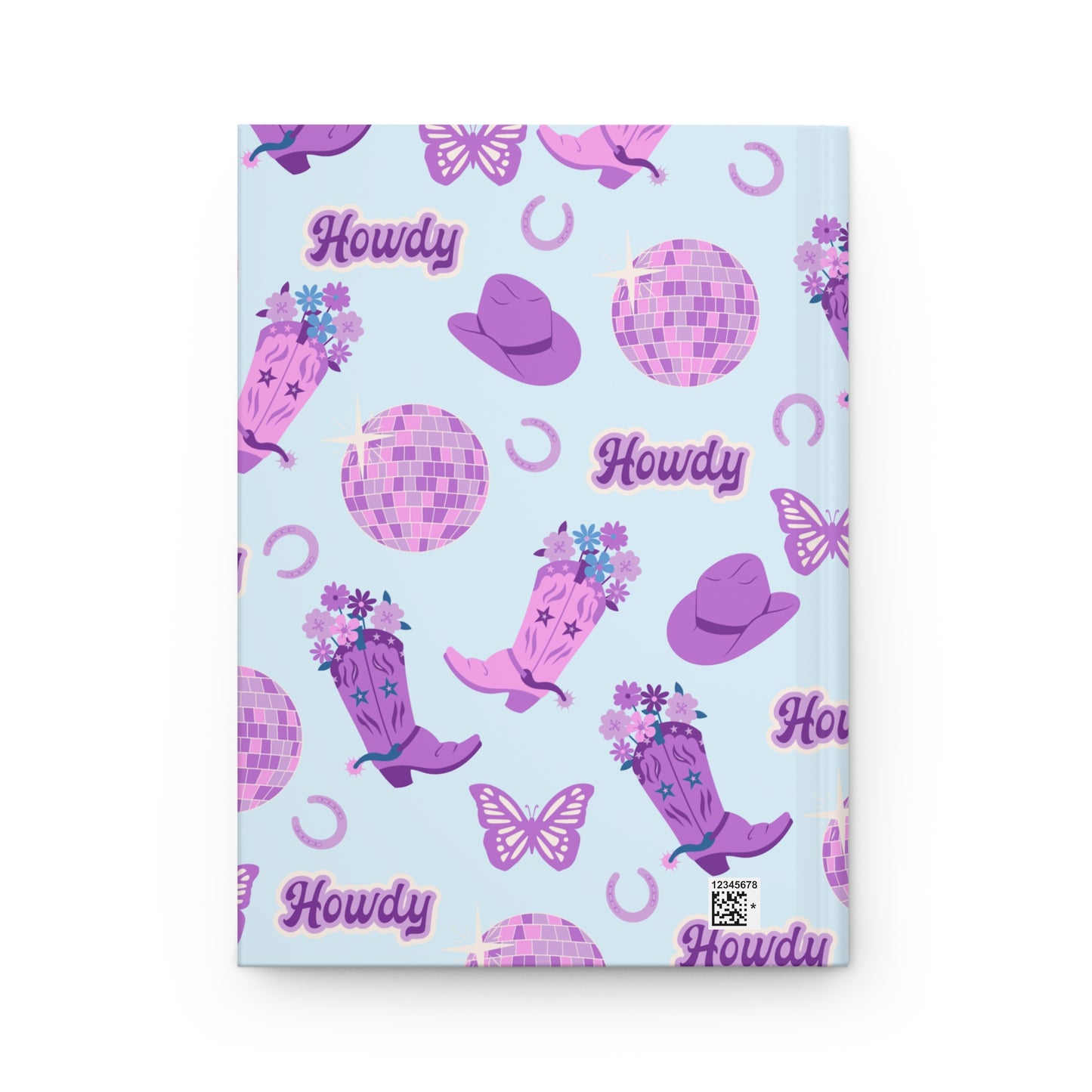 Cowgirl Vibes Hardcover Journal, Howdy Journal, Western Themed Notebook, Gift for Cowgirl, Floral Boots Journal, Writing Diary
