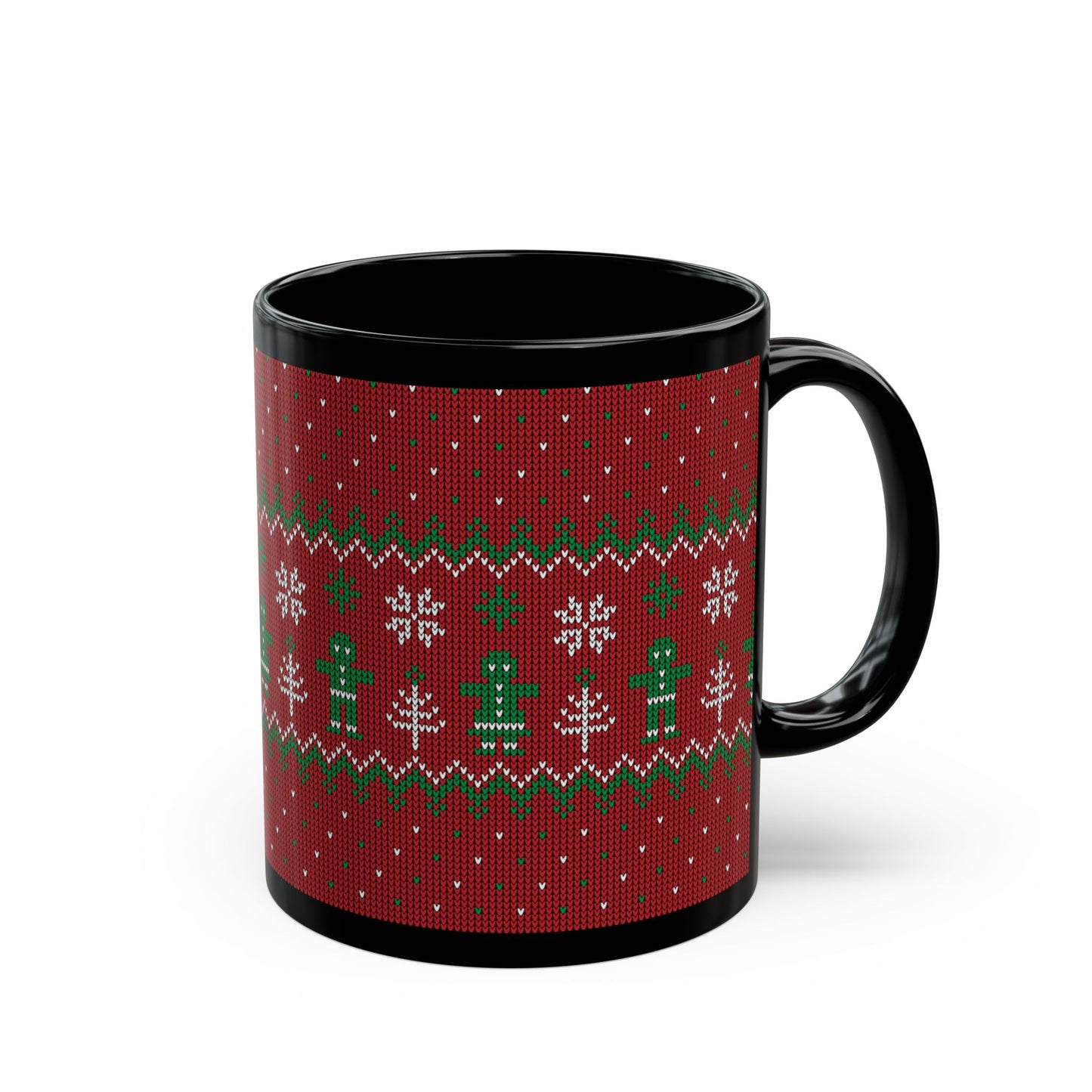 Festive Holiday Mug, Cozy Winter Drinkware, Christmas Gift, Cute Hot Cocoa Cup, Seasonal Coffee Mug