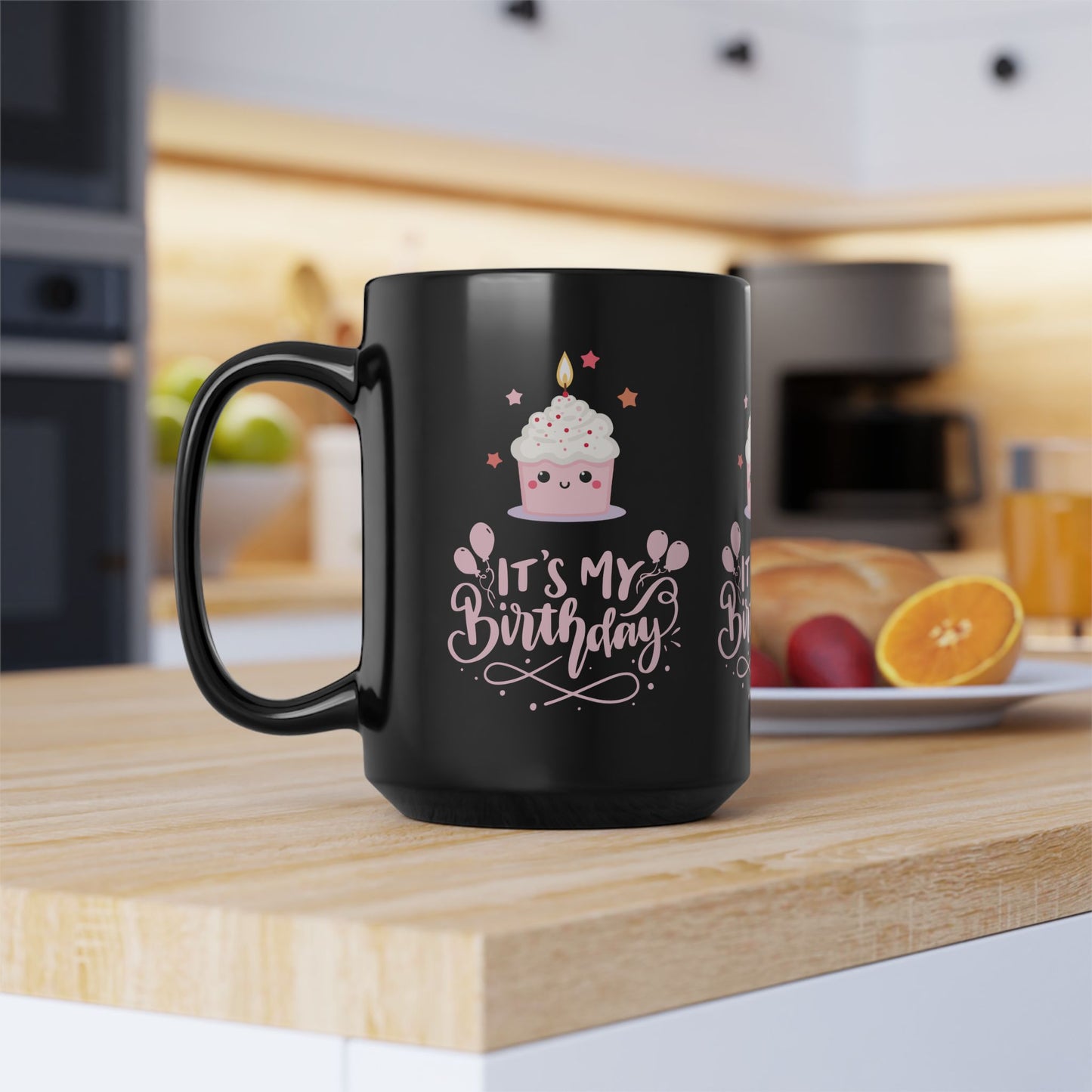 Birthday Celebration Mug - Cute Cup for Birthday Gifts, Party Decor, Coffee Lover, Fun Drinkware, Gifts for Her