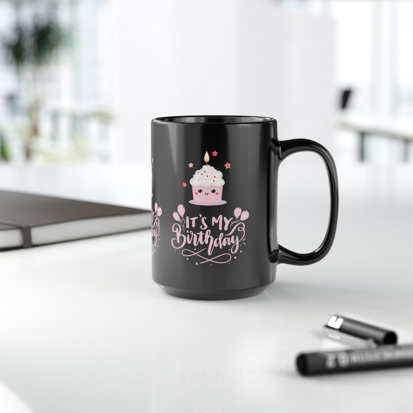 Birthday Celebration Mug - Cute Cup for Birthday Gifts, Party Decor, Coffee Lover, Fun Drinkware, Gifts for Her