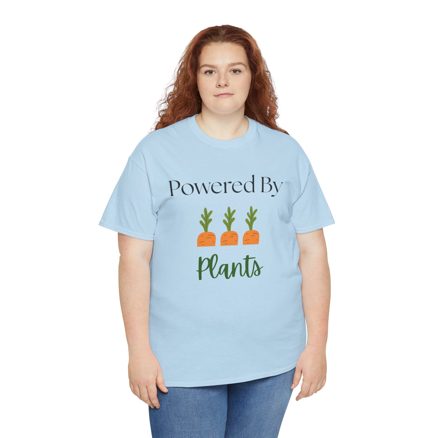 Powered By Plants Unisex Tee - Perfect for Vegans, Eco-Friendly Gifts, Organic Enthusiasts, Gardener, Everyday Wear