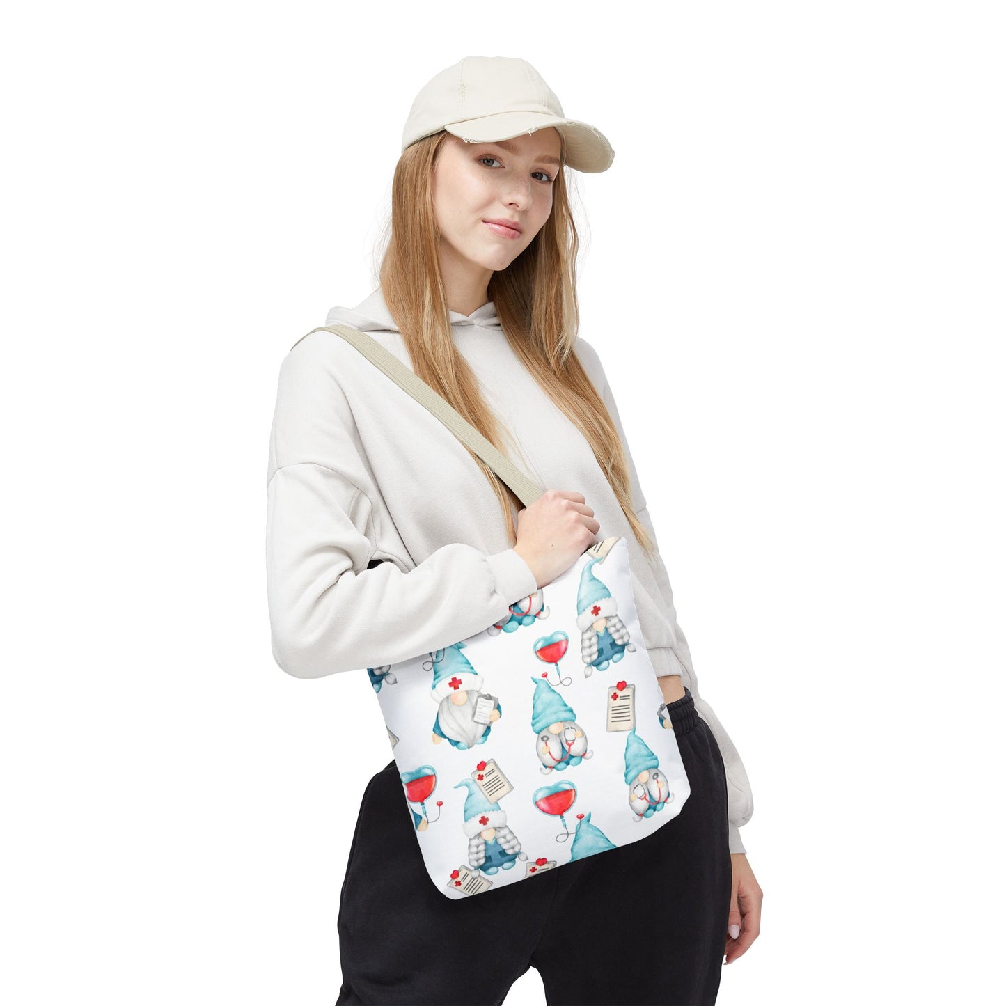 Medical Gnome Tote Bag – Cute Nurse Gift, Doctor Appreciation, Hospital Worker Tote, Healthcare Accessory
