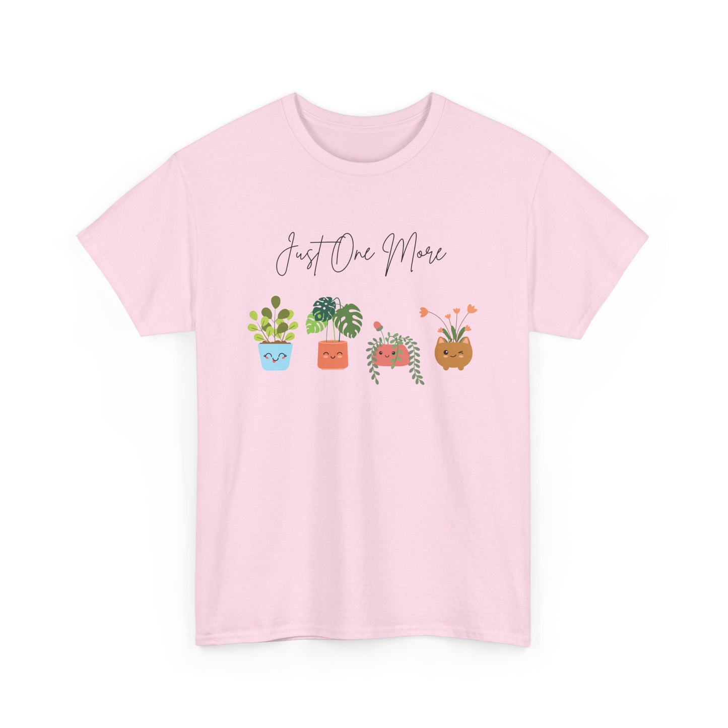 Plant Lover T-Shirt, Just One More Plant Tee, Cute Gardening Gift, Eco-Friendly Apparel, Unisex Cotton Tee, Plant Mom Merch