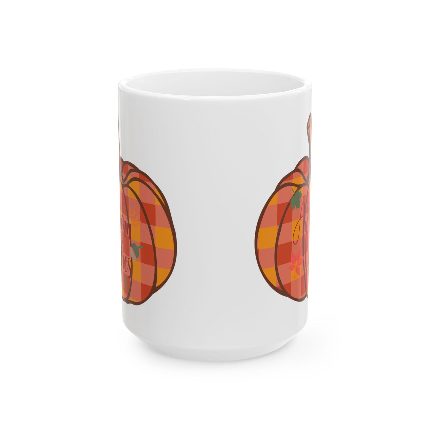 Autumn Pumpkin Ceramic Mug, Cozy Fall Drinkware, Perfect for Thanksgiving, Unique Gift for Pumpkin Lovers, Seasonal Kitchen Decor