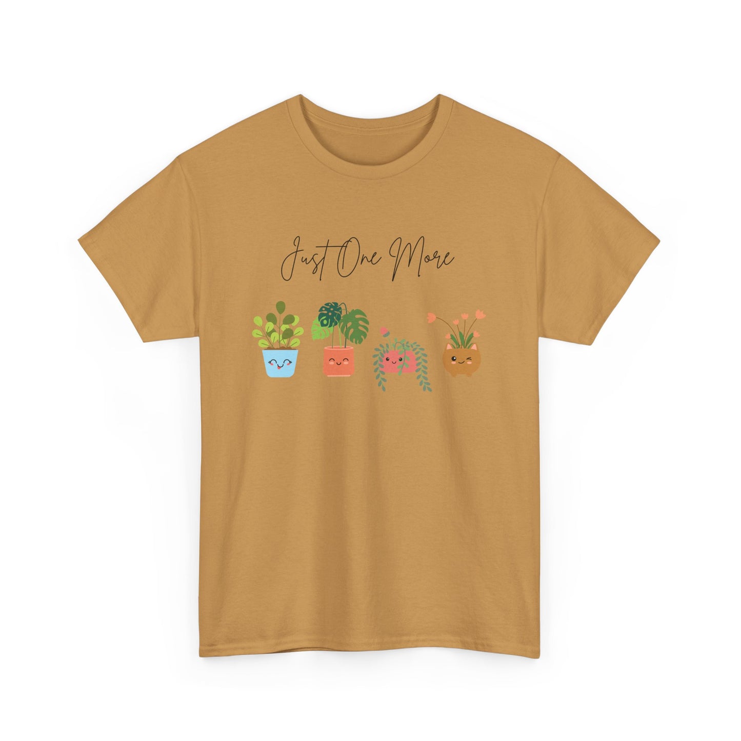 Plant Lover T-Shirt, Just One More Plant Tee, Cute Gardening Gift, Eco-Friendly Apparel, Unisex Cotton Tee, Plant Mom Merch