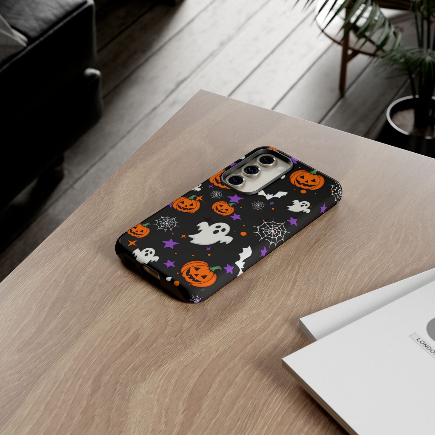 Halloween Phone Case: Spooky Ghosts, Pumpkins & Bats, Trick or Treat, Fall Decor, Halloween Night, October Celebrations