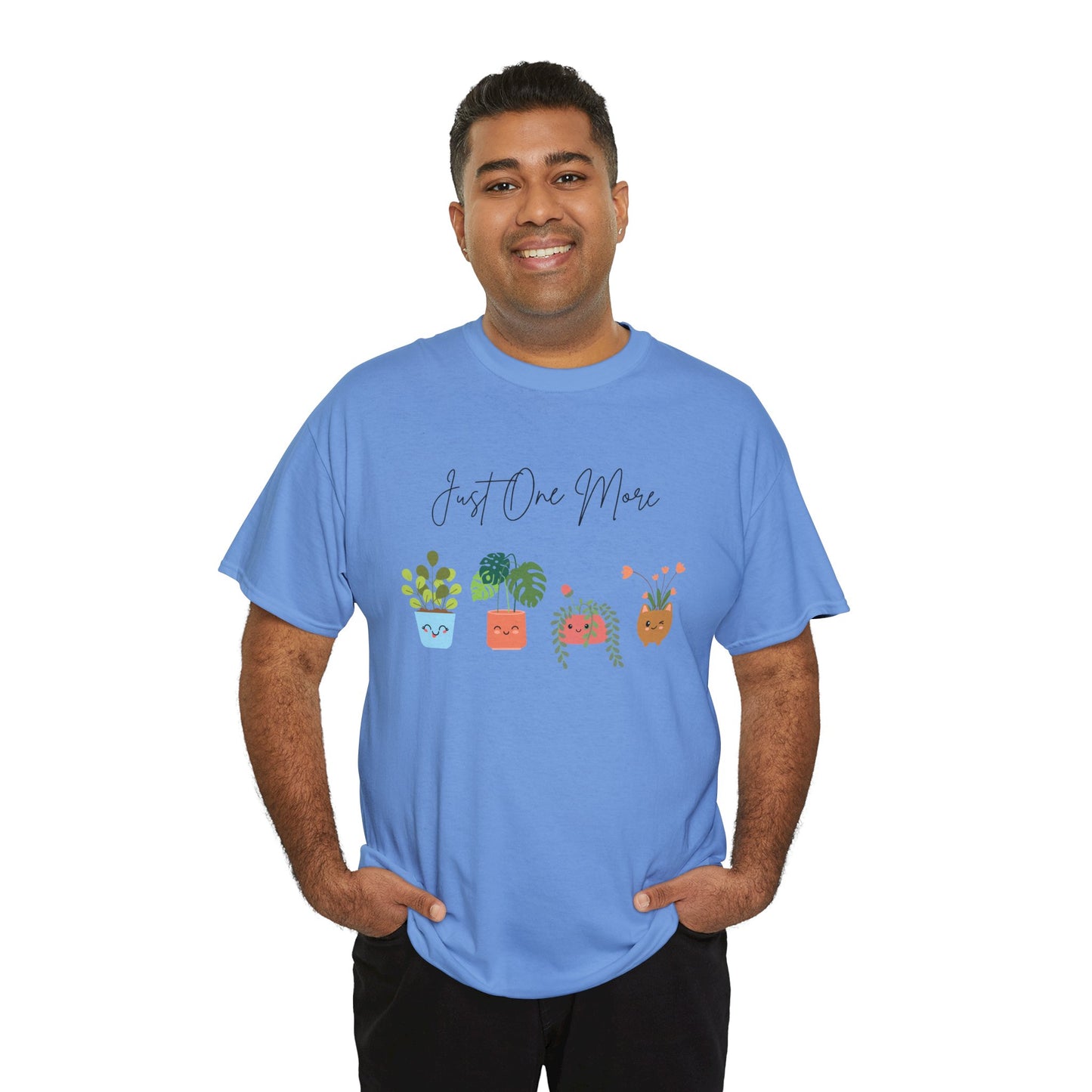 Plant Lover T-Shirt, Just One More Plant Tee, Cute Gardening Gift, Eco-Friendly Apparel, Unisex Cotton Tee, Plant Mom Merch