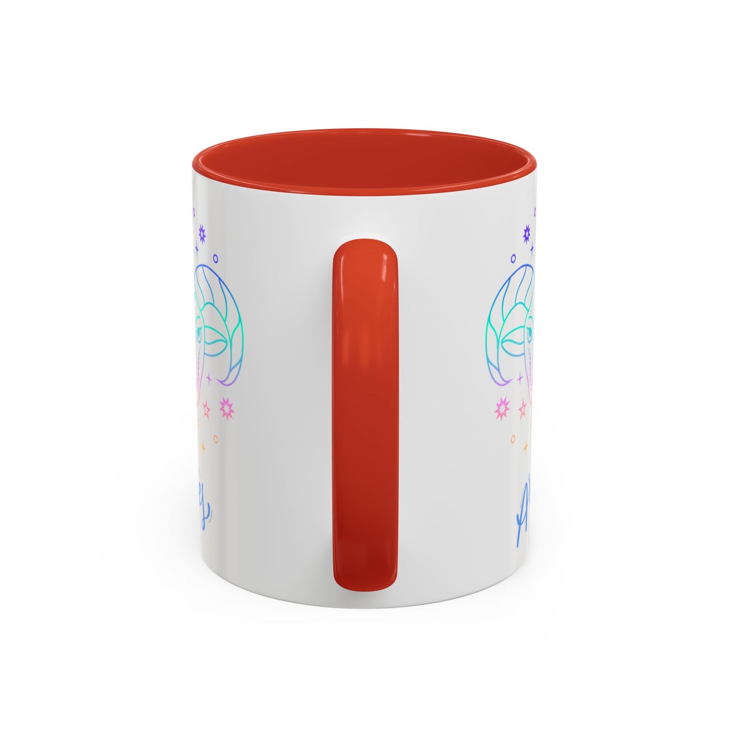 Aries Accent Coffee Mug - Astrology Gift, Zodiac Decor, Horoscope Lover, Perfect for Birthdays or Everyday Use