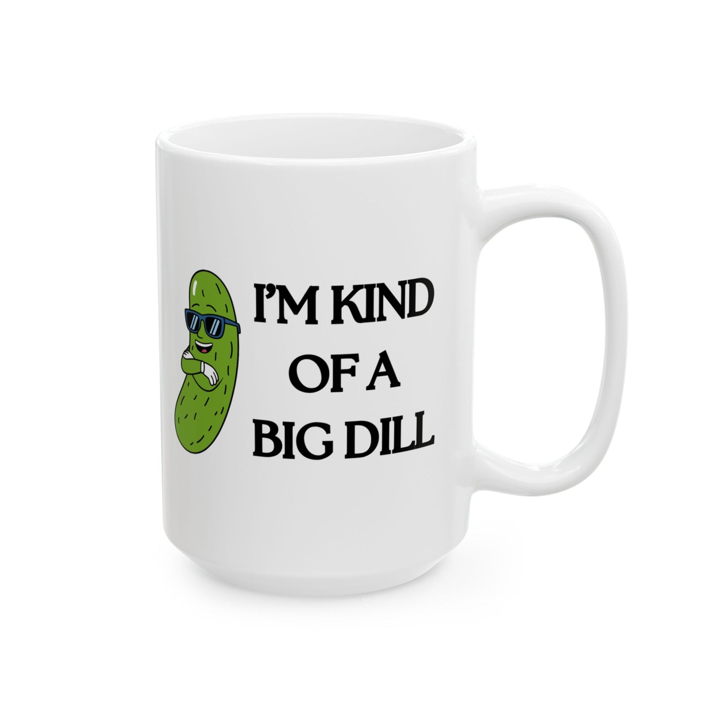 Funny Pickle Mug, Quirky Ceramic Cup, Gift for Friends, Coffee Lover's Humor, Kitchen Decor, Unique Present for Any Occasion