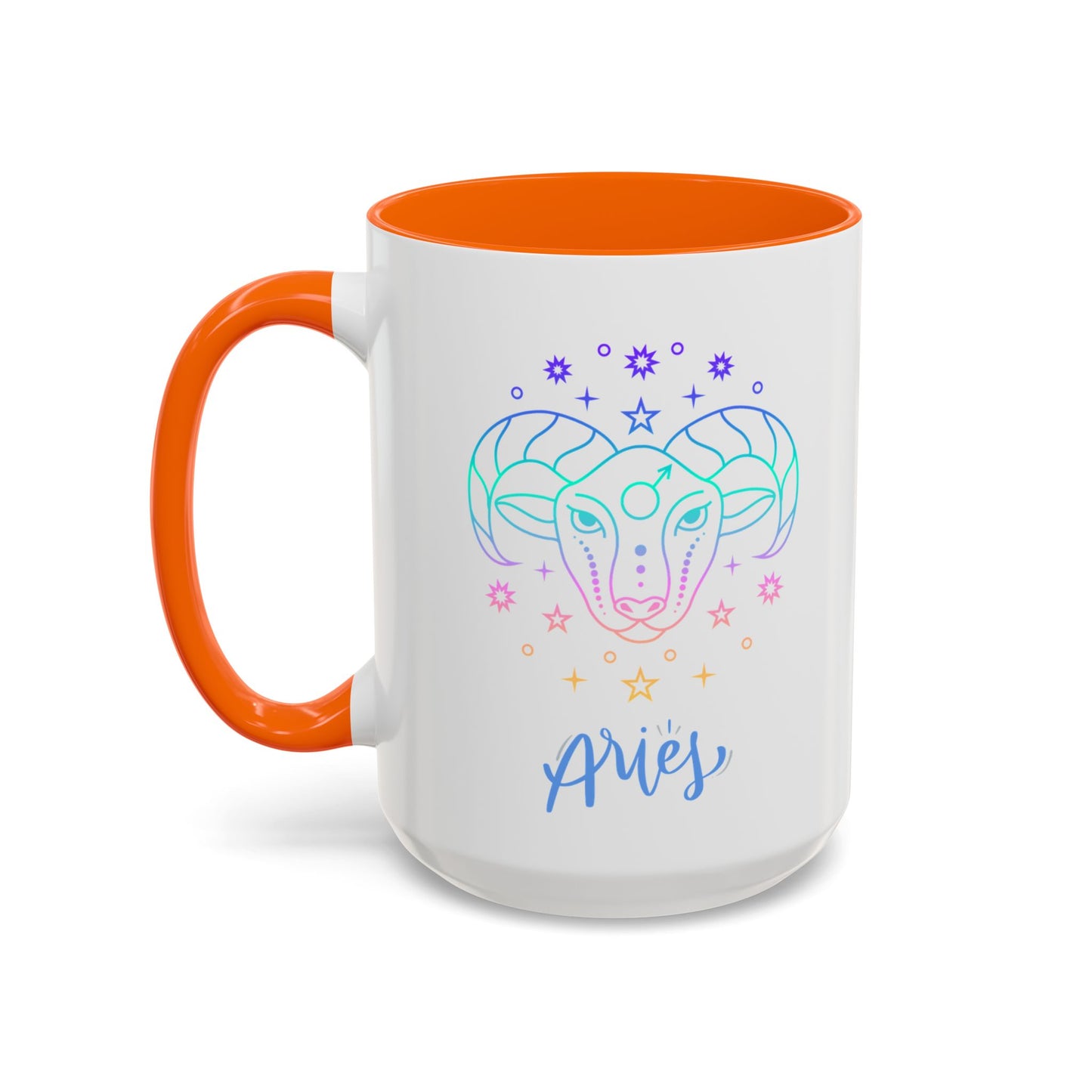 Aries Accent Coffee Mug - Astrology Gift, Zodiac Decor, Horoscope Lover, Perfect for Birthdays or Everyday Use