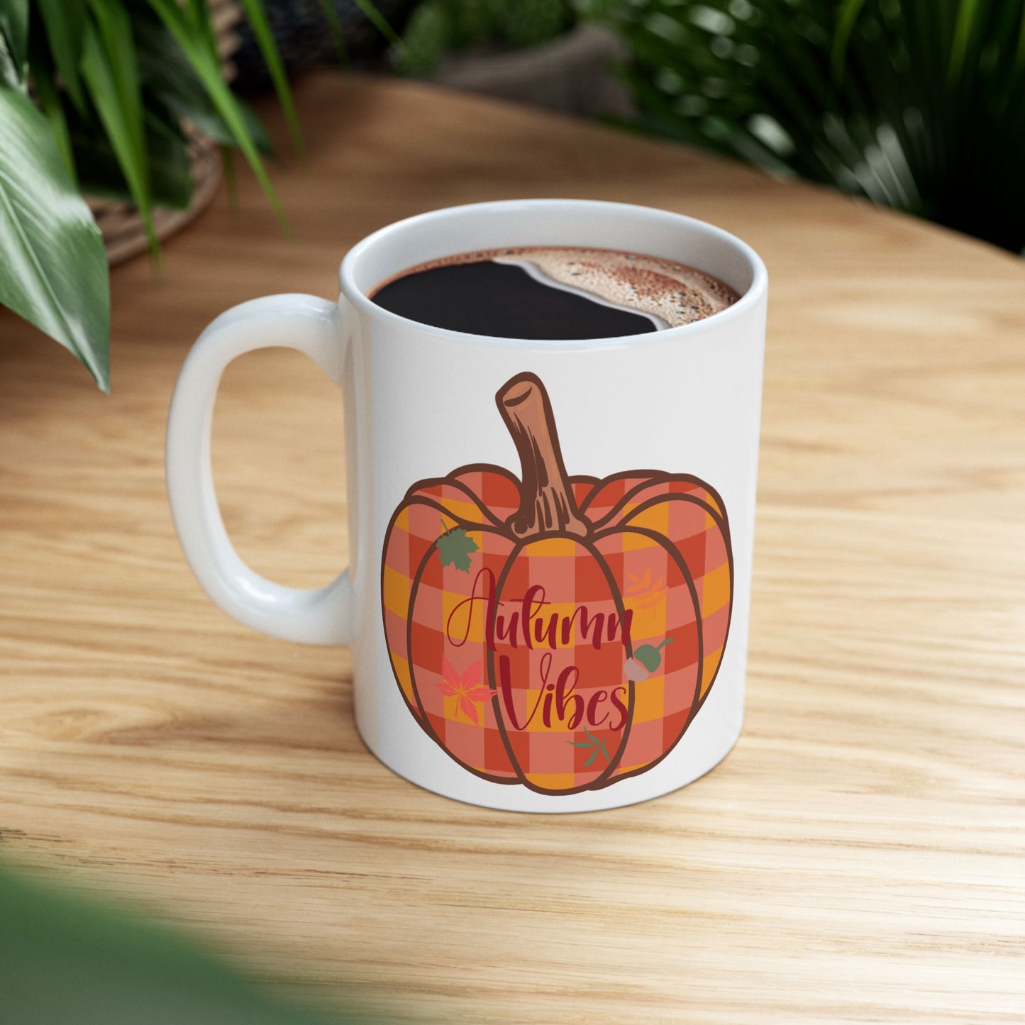 Autumn Pumpkin Ceramic Mug, Cozy Fall Drinkware, Perfect for Thanksgiving, Unique Gift for Pumpkin Lovers, Seasonal Kitchen Decor