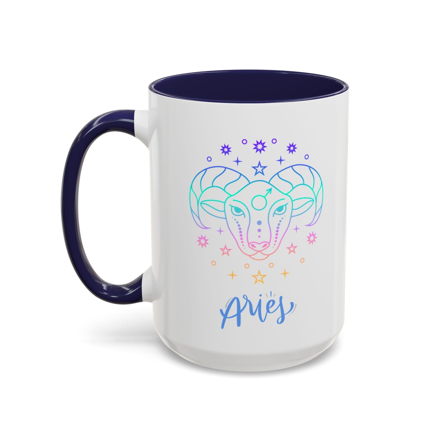 Aries Accent Coffee Mug - Astrology Gift, Zodiac Decor, Horoscope Lover, Perfect for Birthdays or Everyday Use