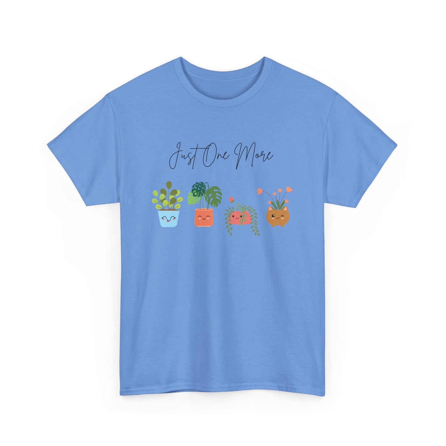 Plant Lover T-Shirt, Just One More Plant Tee, Cute Gardening Gift, Eco-Friendly Apparel, Unisex Cotton Tee, Plant Mom Merch