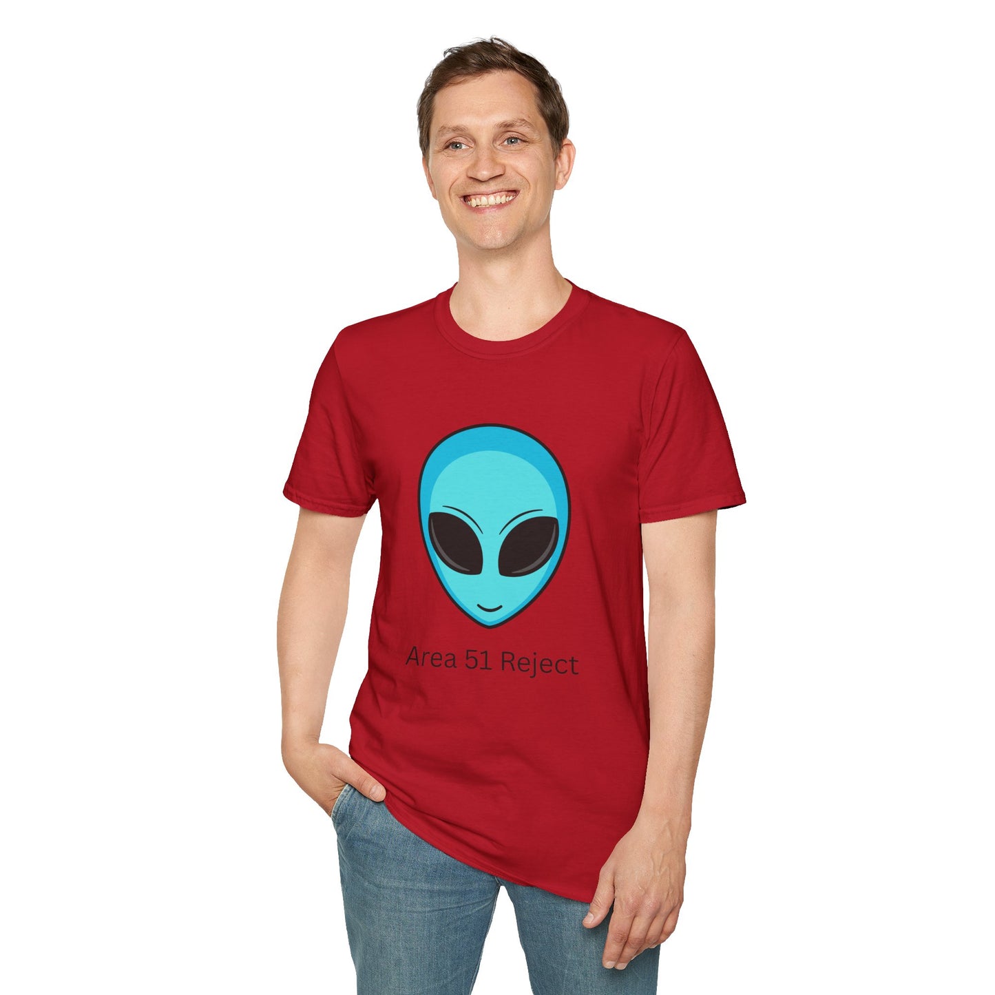 Area 51 Reject – Funny Alien Graphic Unisex T-Shirt