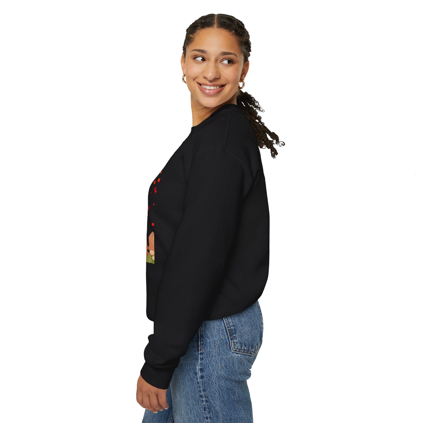 Fall Season Gnome Crewneck Sweatshirt, Cozy Autumn Tree Design, Unisex Sweatshirt, Holiday Gift