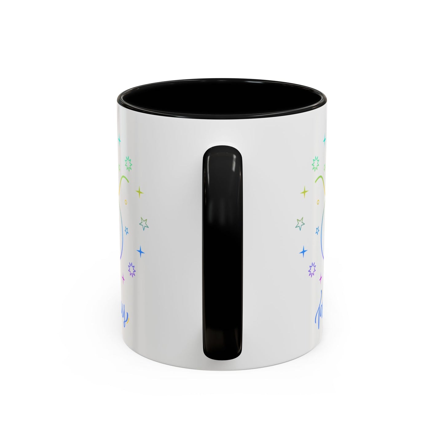 Colorful Taurus Accent Coffee Mug | Zodiac Gift for Astrology Lovers, Unique Personalized Birthday Mug, Paper Gift