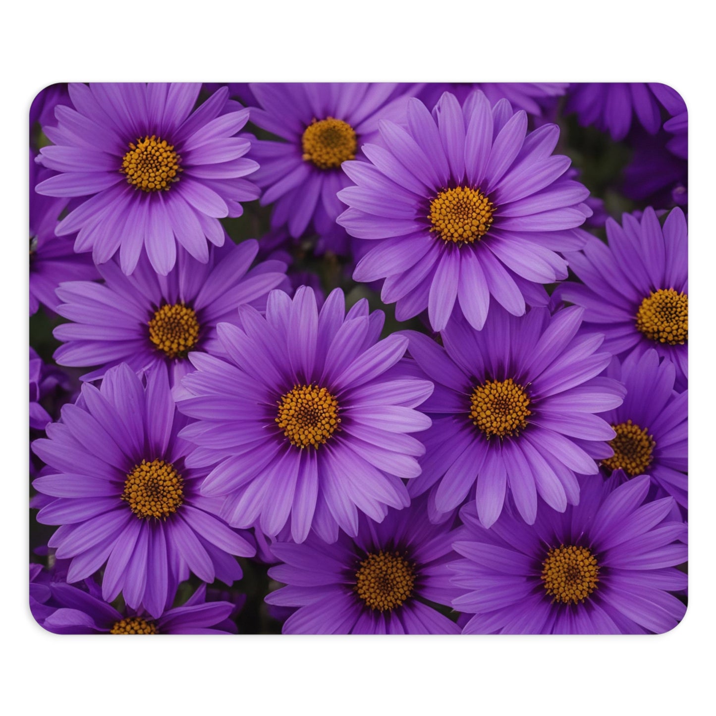 Purple Daisy Mouse Pad, Floral Desk Accessory, Office Decor, Computer Gift, Spring Vibe