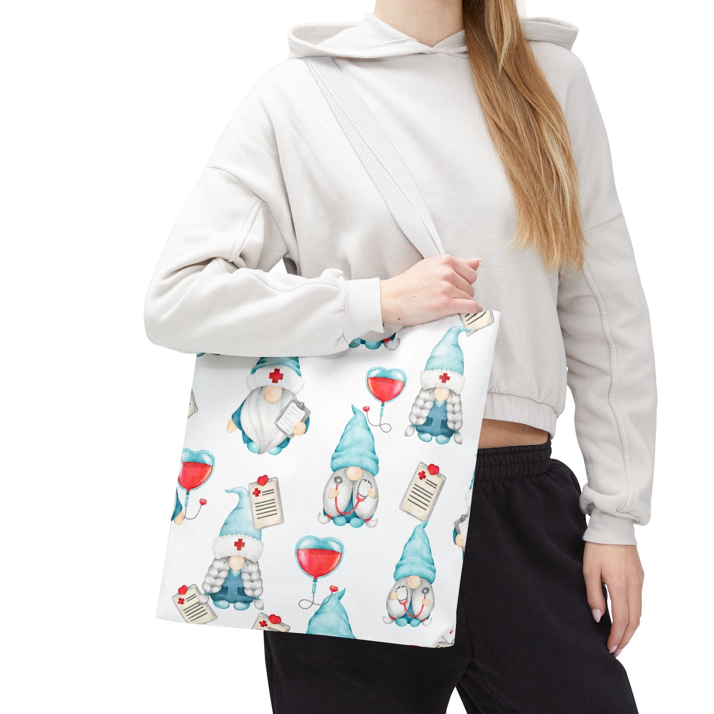 Medical Gnome Tote Bag – Cute Nurse Gift, Doctor Appreciation, Hospital Worker Tote, Healthcare Accessory