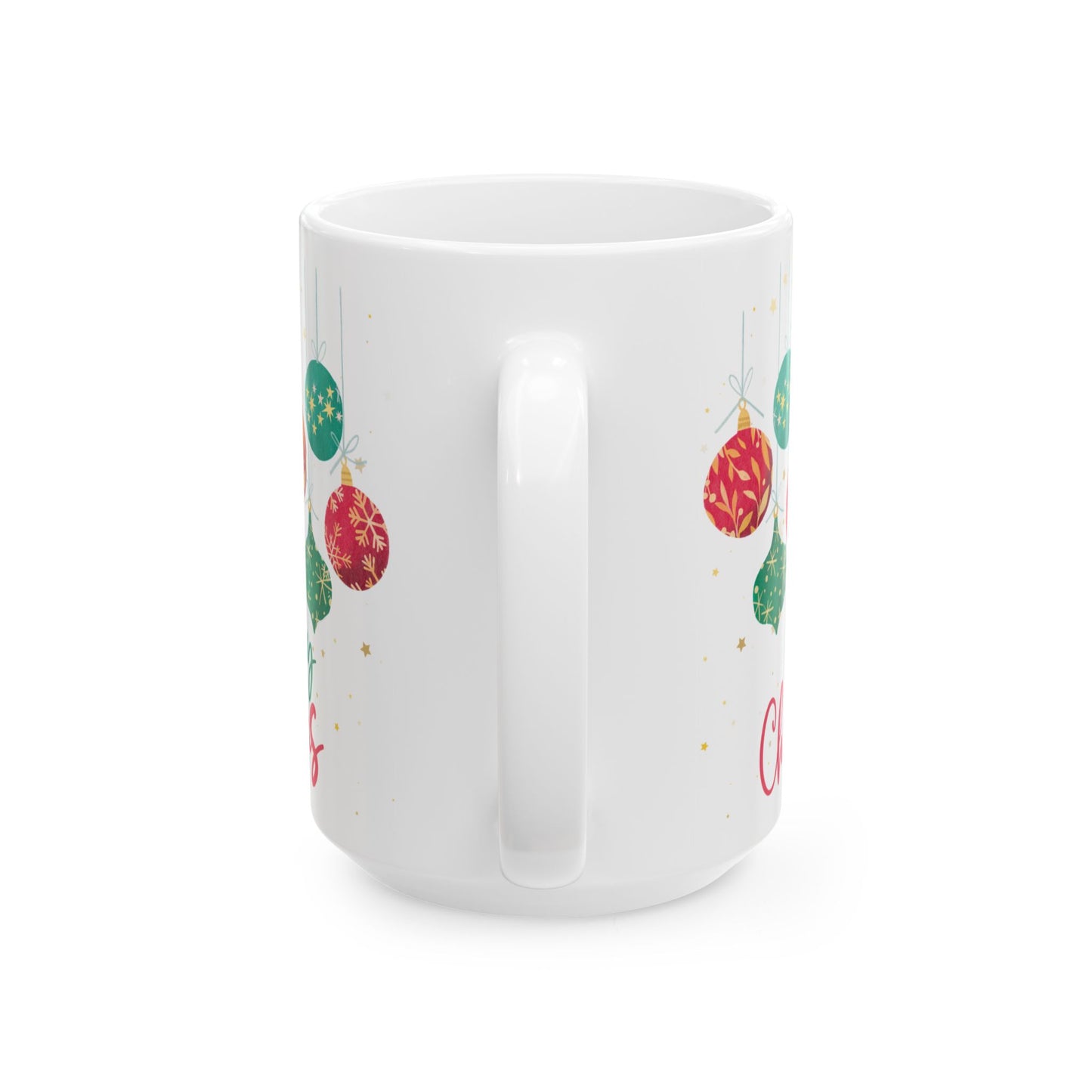 Festive Christmas Mug, Holiday Ornament Coffee Cup, Gift for Tea Lovers, Merry Christmas Beverage Container