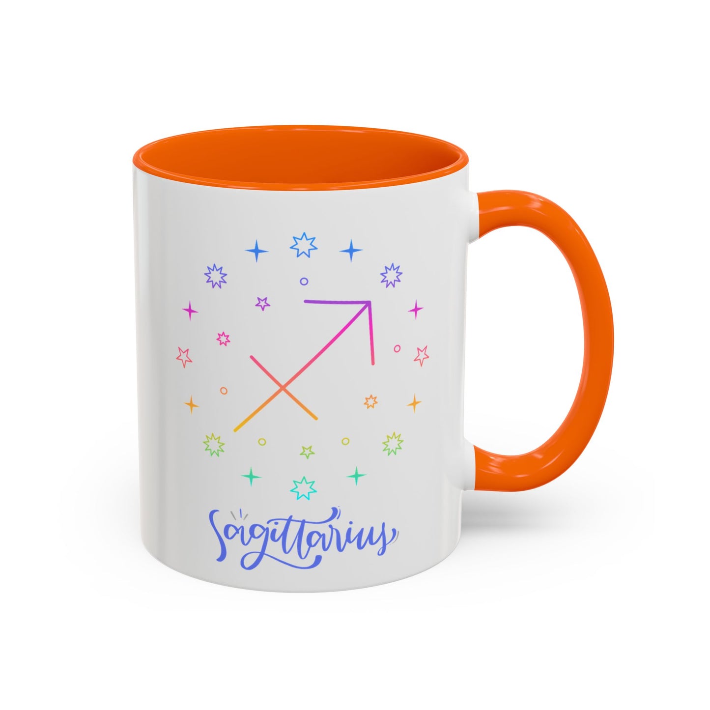 Colorful Sagittarius Coffee Mug, Zodiac Mug, Astrology Gift, Personalized Coffee Cup, Horoscope Mug, Unique Coffee Lover Gift