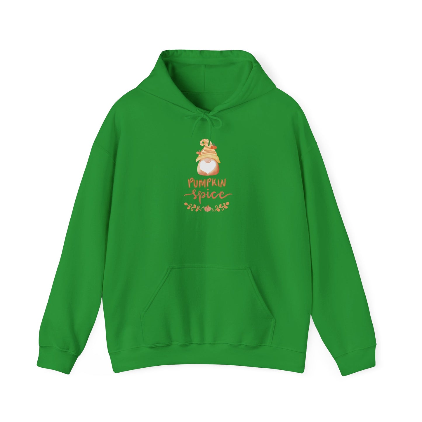 Pumpkin Spice Hoodie with Fall Gnome, Cozy Autumn Unisex Sweatshirt, Thanksgiving Hoodie, Cute Fall Gift Idea