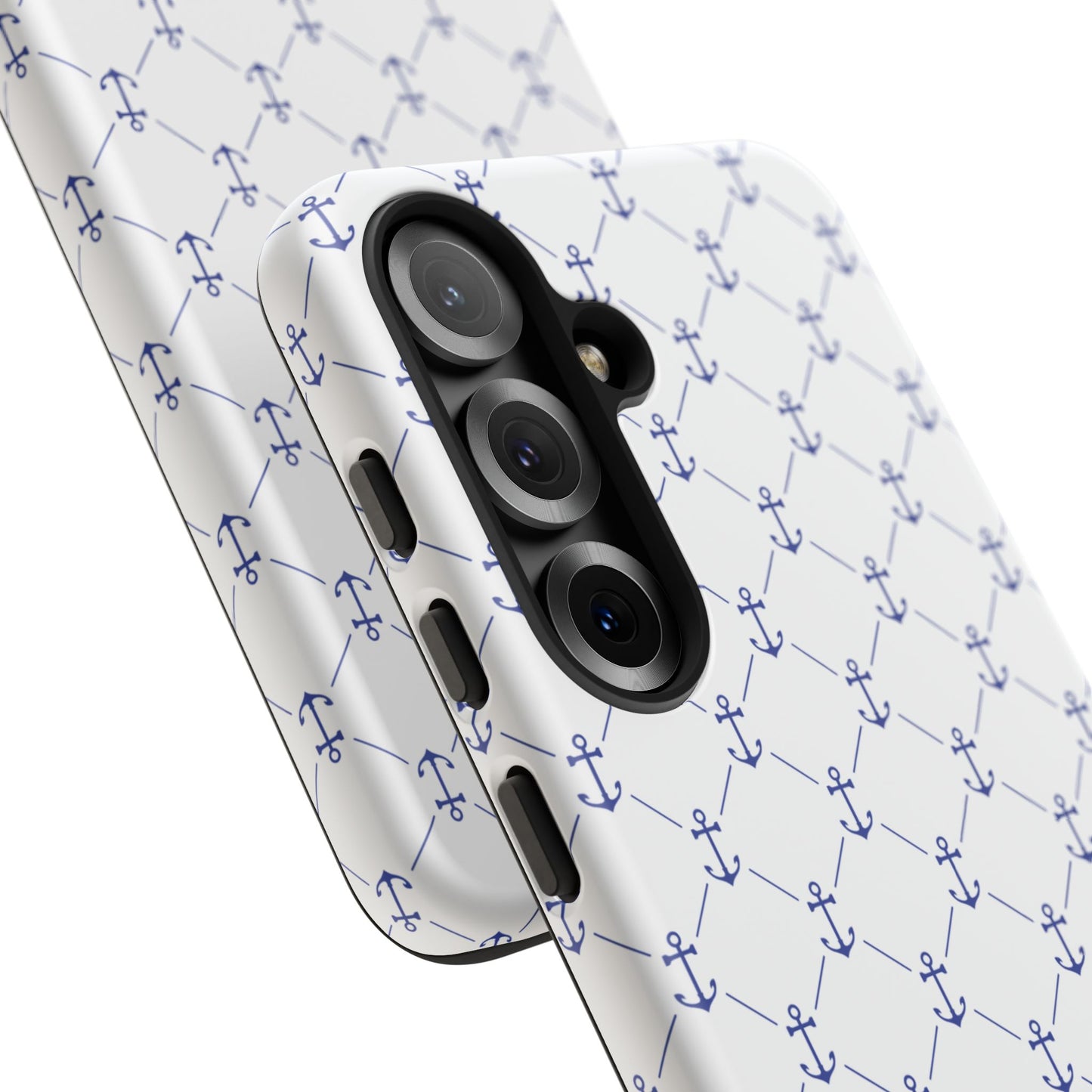 Blue Anchor Phone Case: Nautical Design for Maritime Lovers, Gifts for Sailors, Beach Lovers' Accessories, Great for Summer
