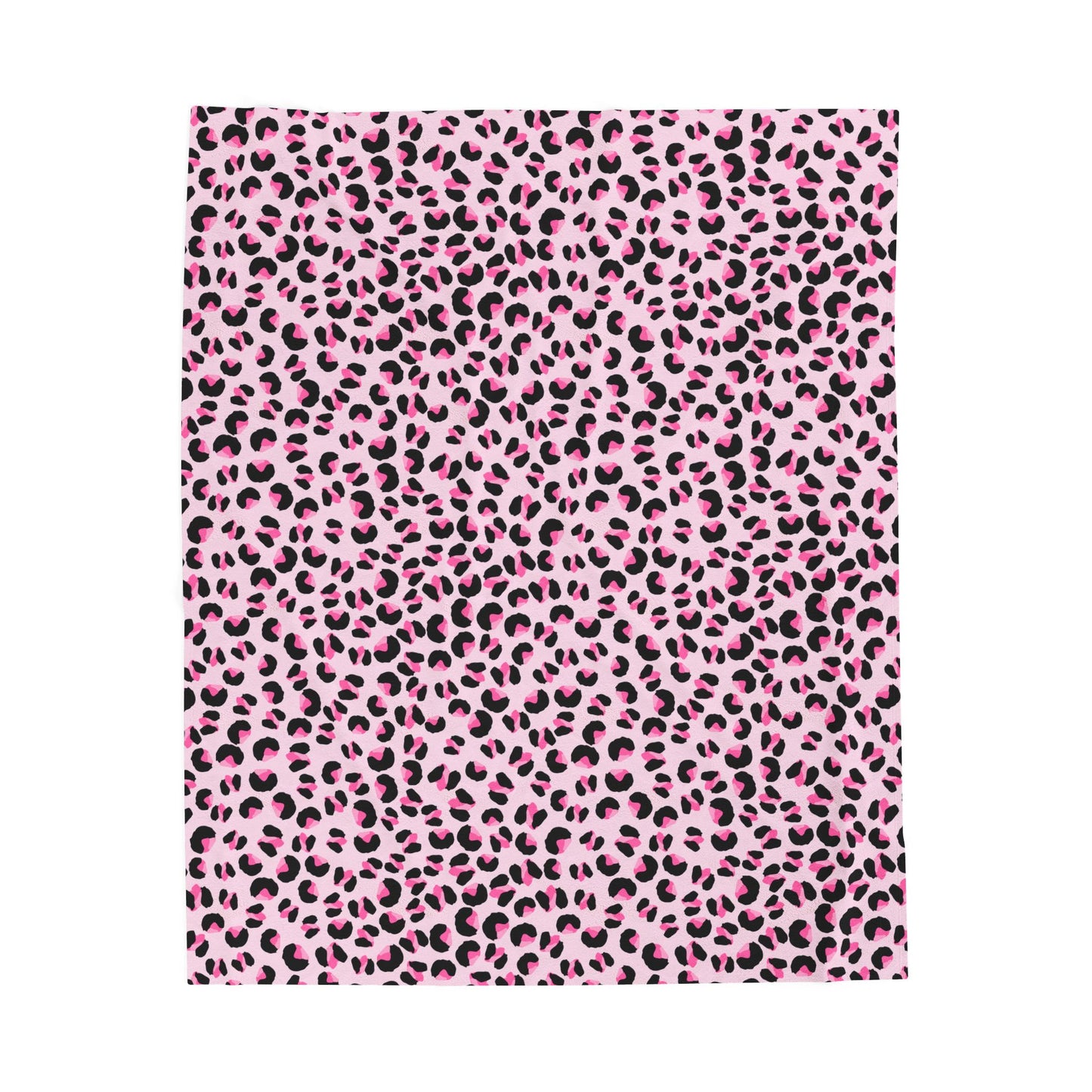 Pink Leopard Print Plush Blanket | Cozy Throw for Home, Perfect Gift for Kids, Living Room Decor