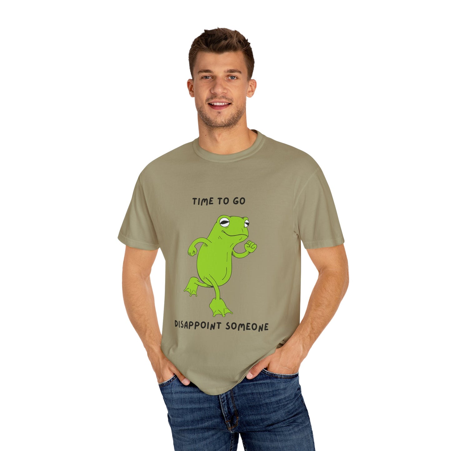 Fun Frog Graphic T-shirt, Quirky Unisex Tee, Catchy Quote Shirt, Gift for Friends, Casual Wear, Perfect for Birthdays
