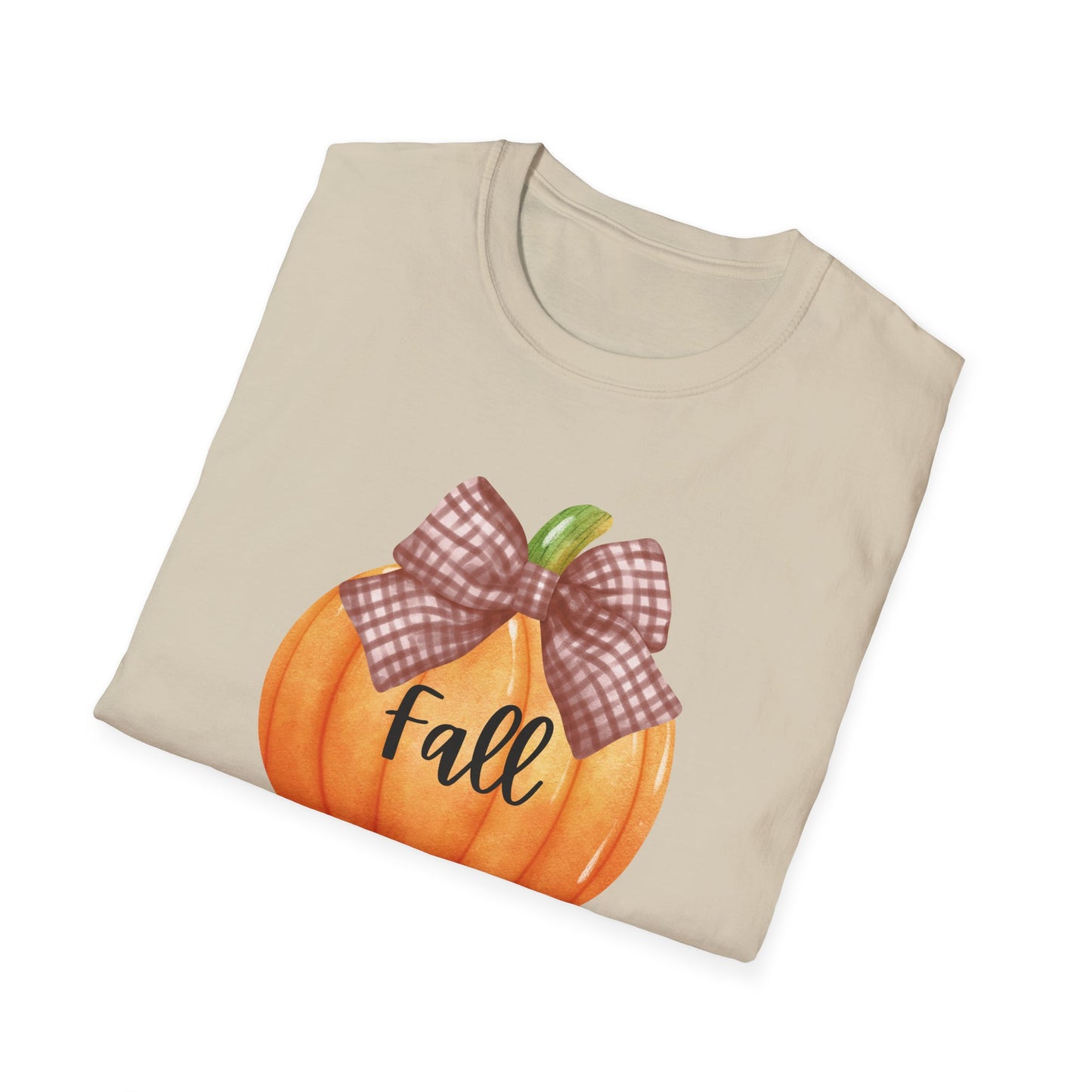 Fall Pumpkin Unisex T-Shirt, Autumn Vibes Tee, Casual Wear Shirt, Halloween Apparel, Thanksgiving Top