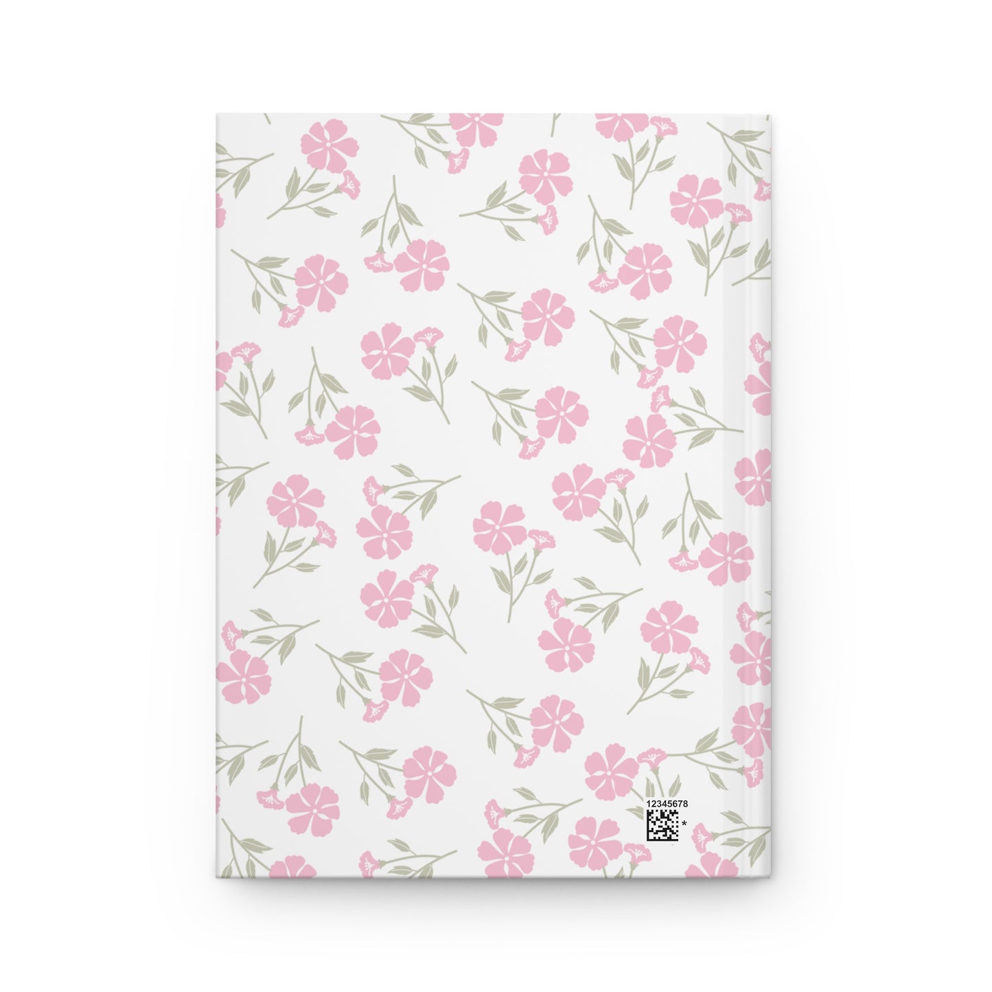 Pink Floral Hardcover Journal - Make Today Fabulous -  Positive Quote Notebook, Inspirational Gift, Journal for Writing or Planning