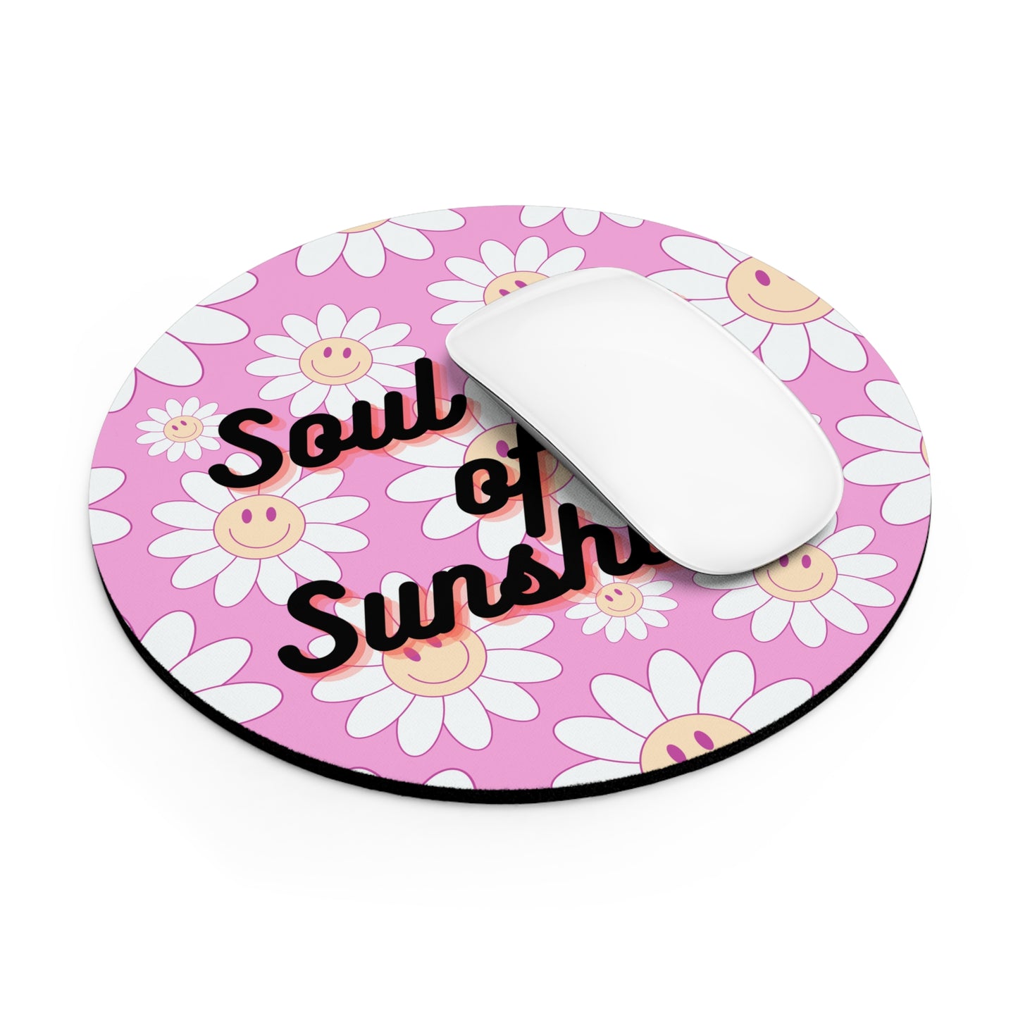 Soul Full of Sunshine Mouse Pad - Cheerful Desk Decor, Gift for Students & Professionals, Office Accessories, Home Office, Desk Organization